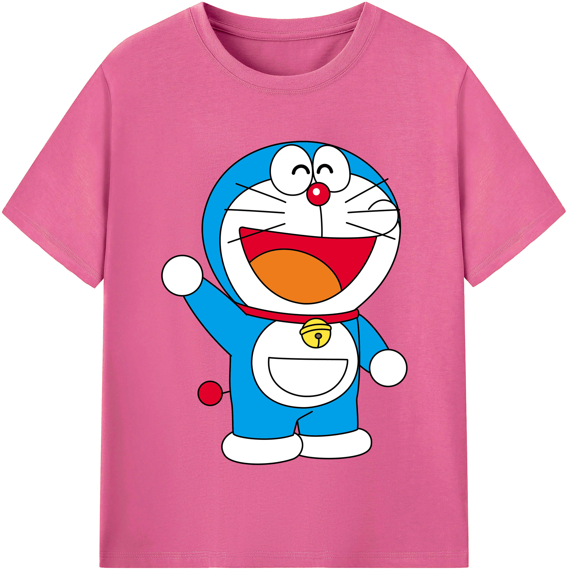 （画像用） ドラえもん Doraemon レディースカジュアルプリントTシャツ（綿100％）