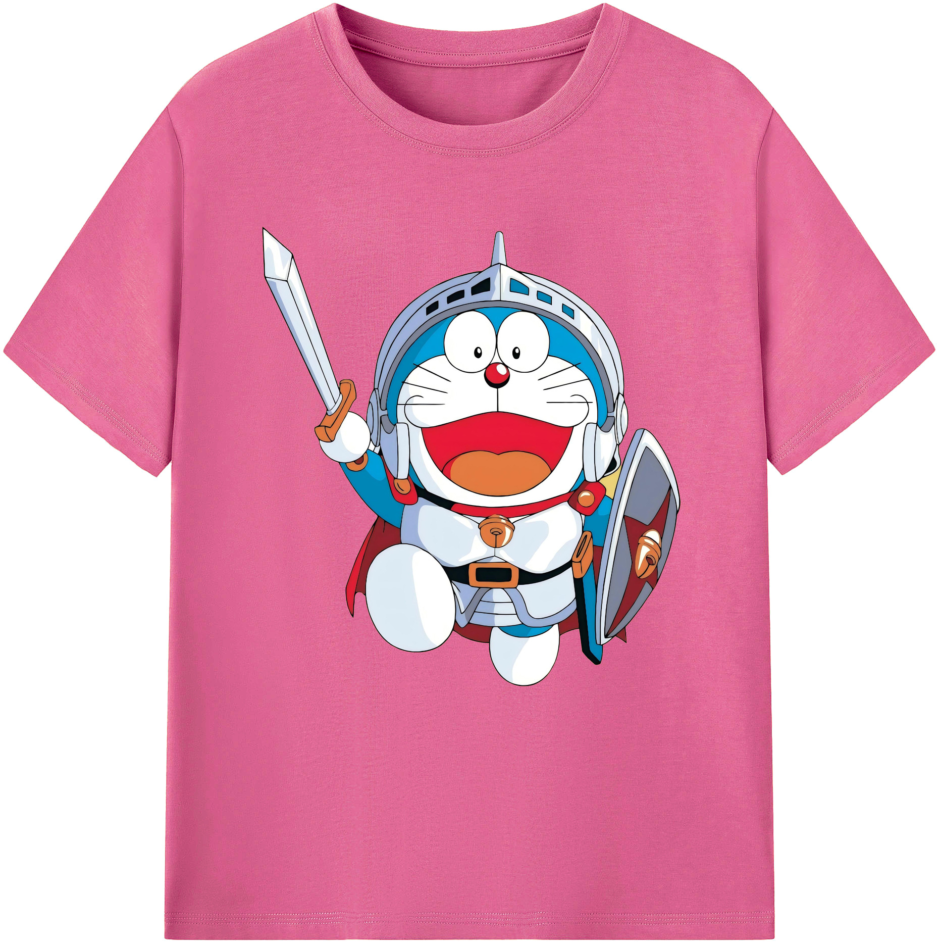 （画像用） ドラえもん Doraemon レディースカジュアルプリントTシャツ（綿100％）