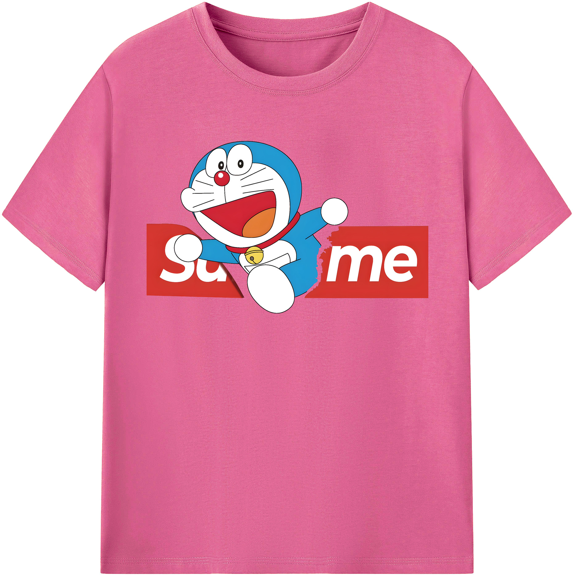 （画像用） ドラえもん Doraemon レディースカジュアルプリントTシャツ（綿100％）