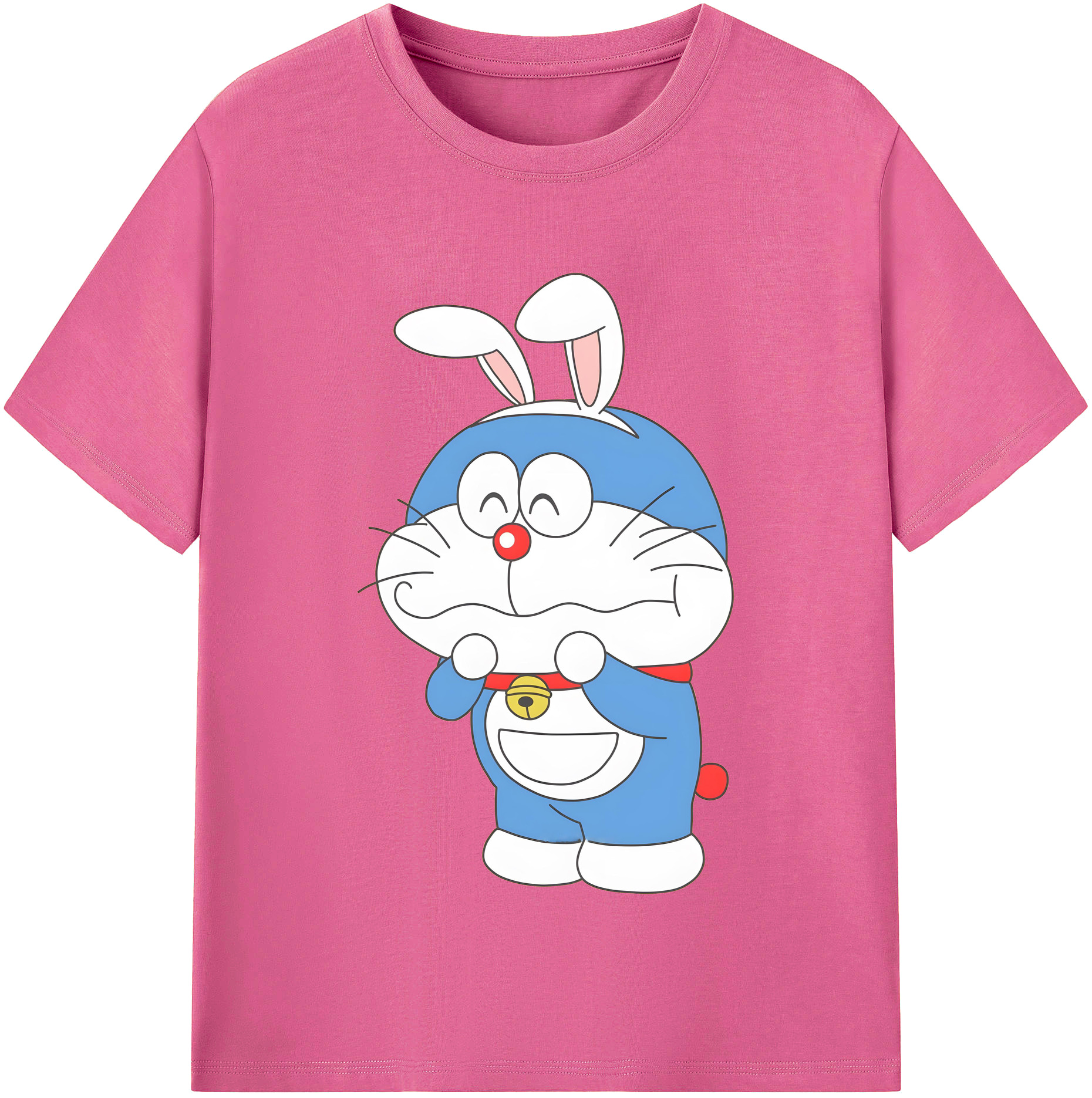 （画像用） ドラえもん Doraemon レディースカジュアルプリントTシャツ（綿100％）