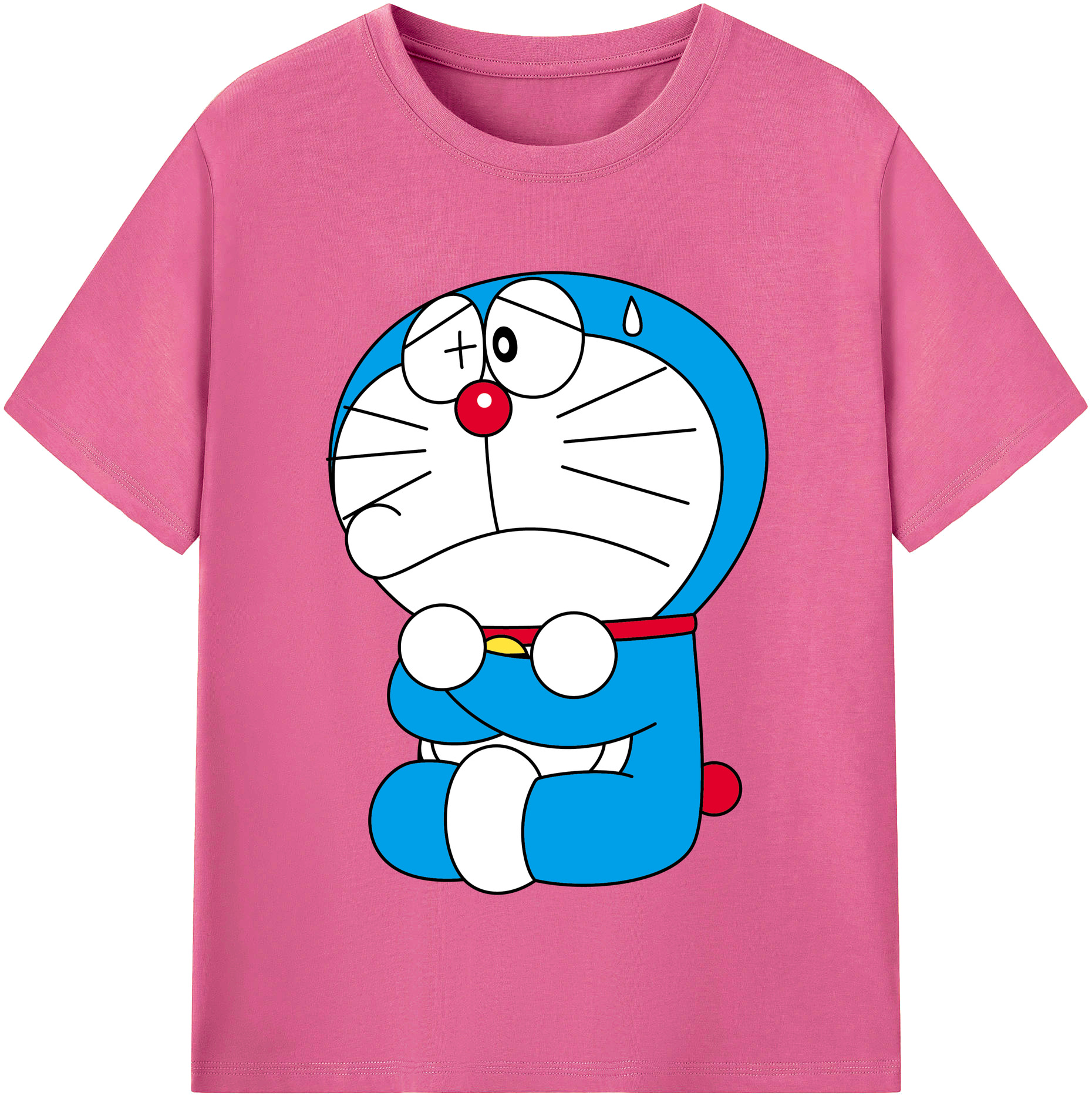 （画像用） ドラえもん Doraemon レディースカジュアルプリントTシャツ（綿100％）