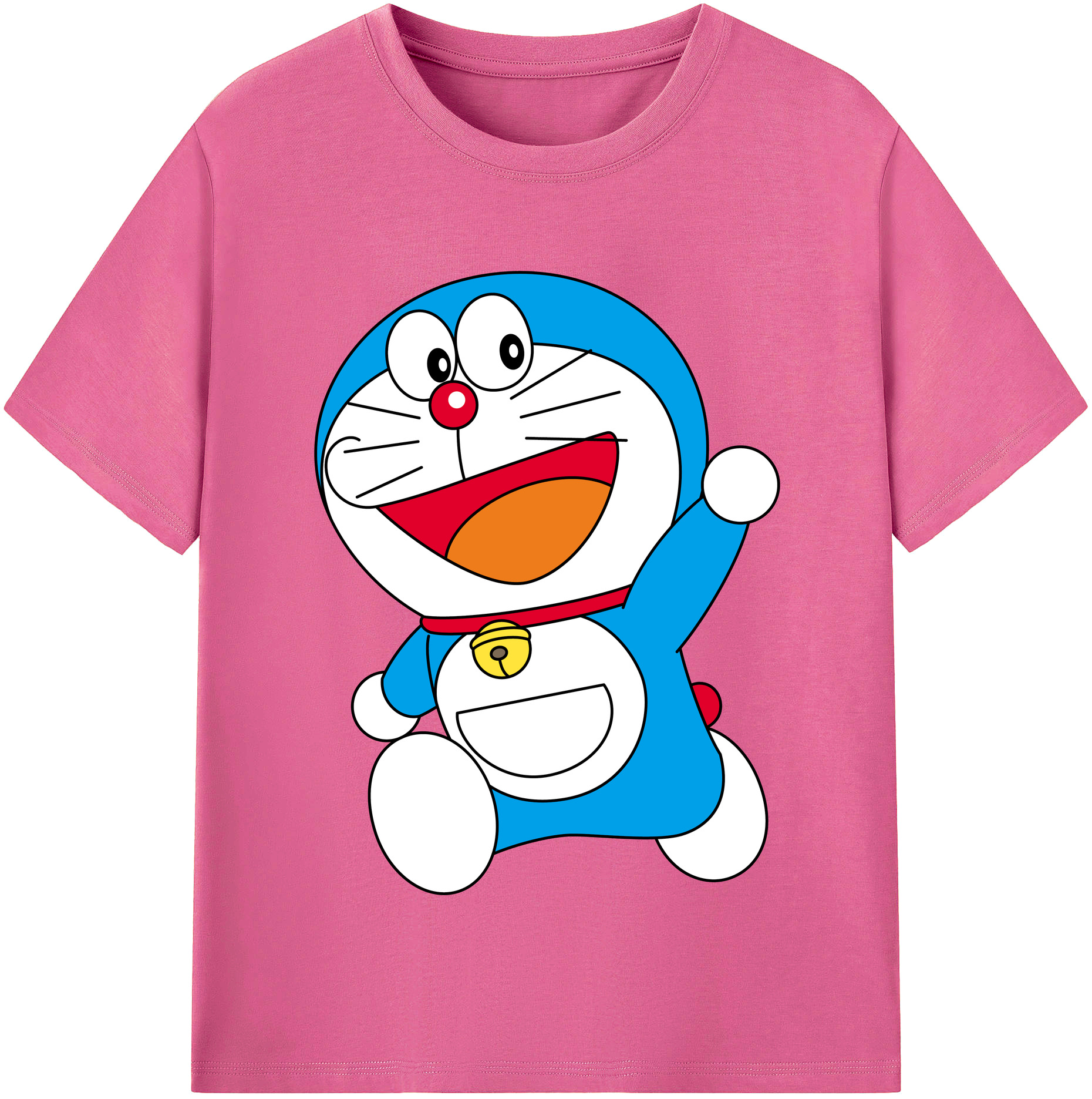 （画像用） ドラえもん Doraemon レディースカジュアルプリントTシャツ（綿100％）