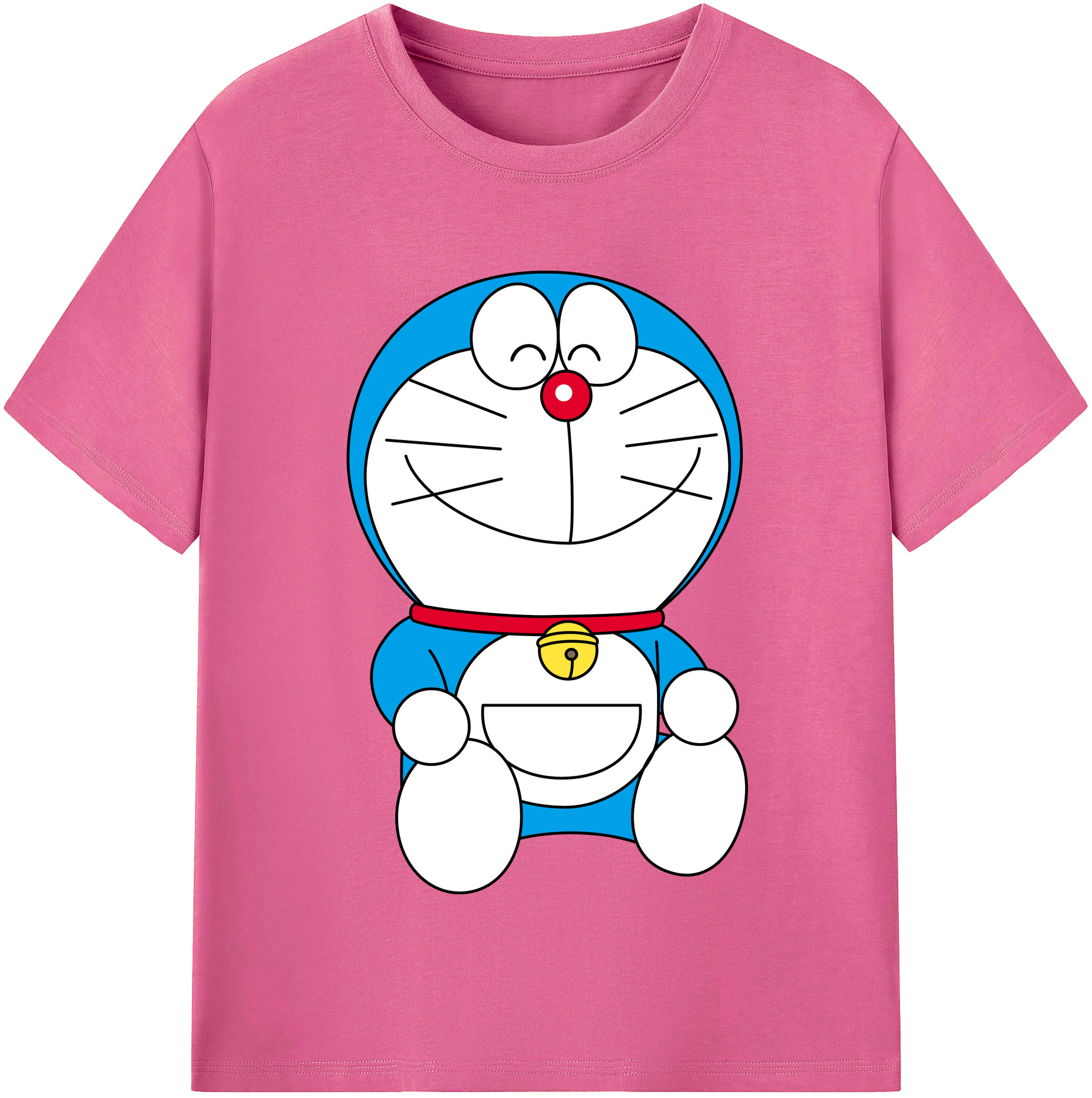 （画像用） ドラえもん Doraemon レディースカジュアルプリントTシャツ（綿100％）