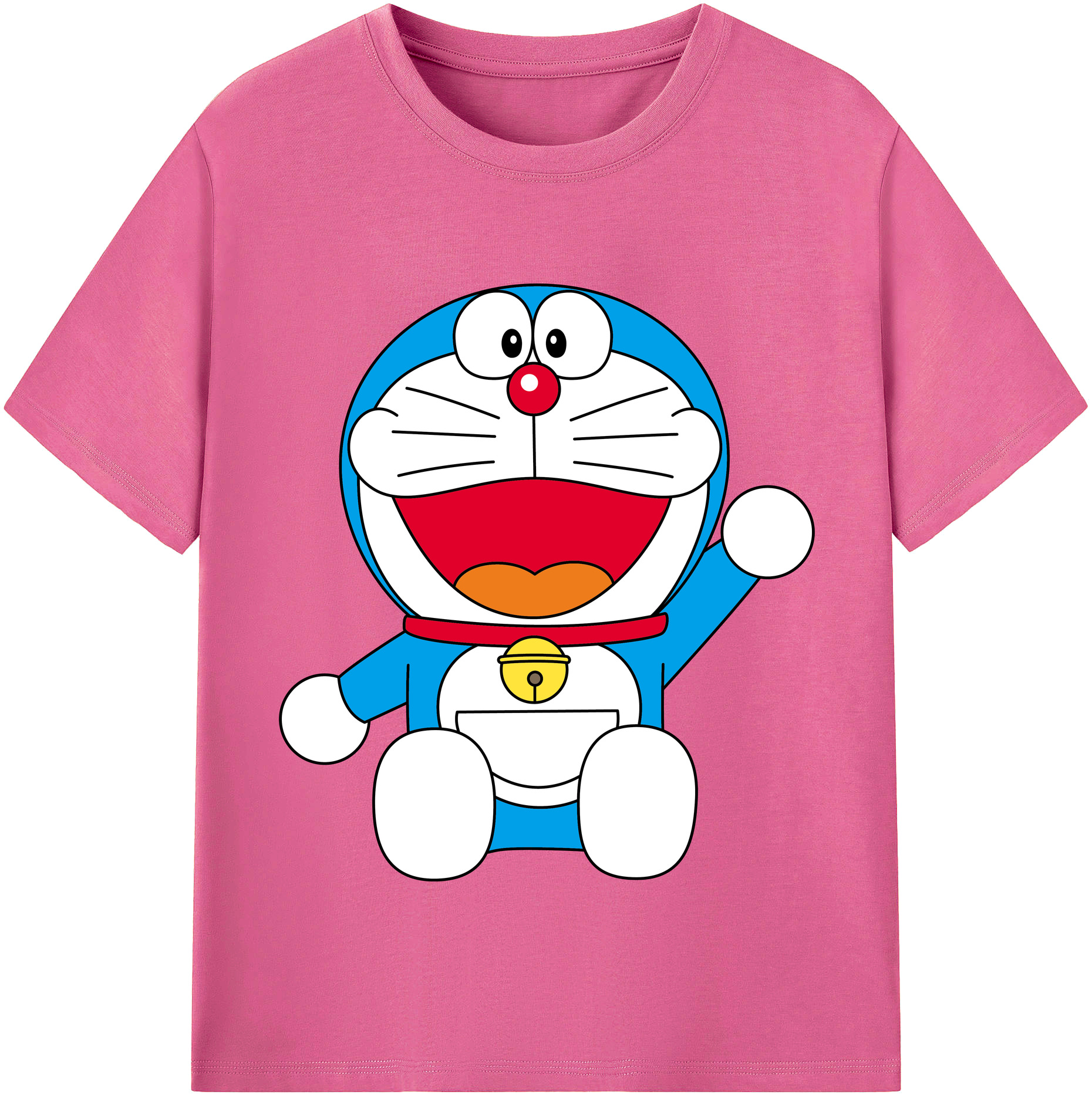 （画像用） ドラえもん Doraemon レディースカジュアルプリントTシャツ（綿100％）
