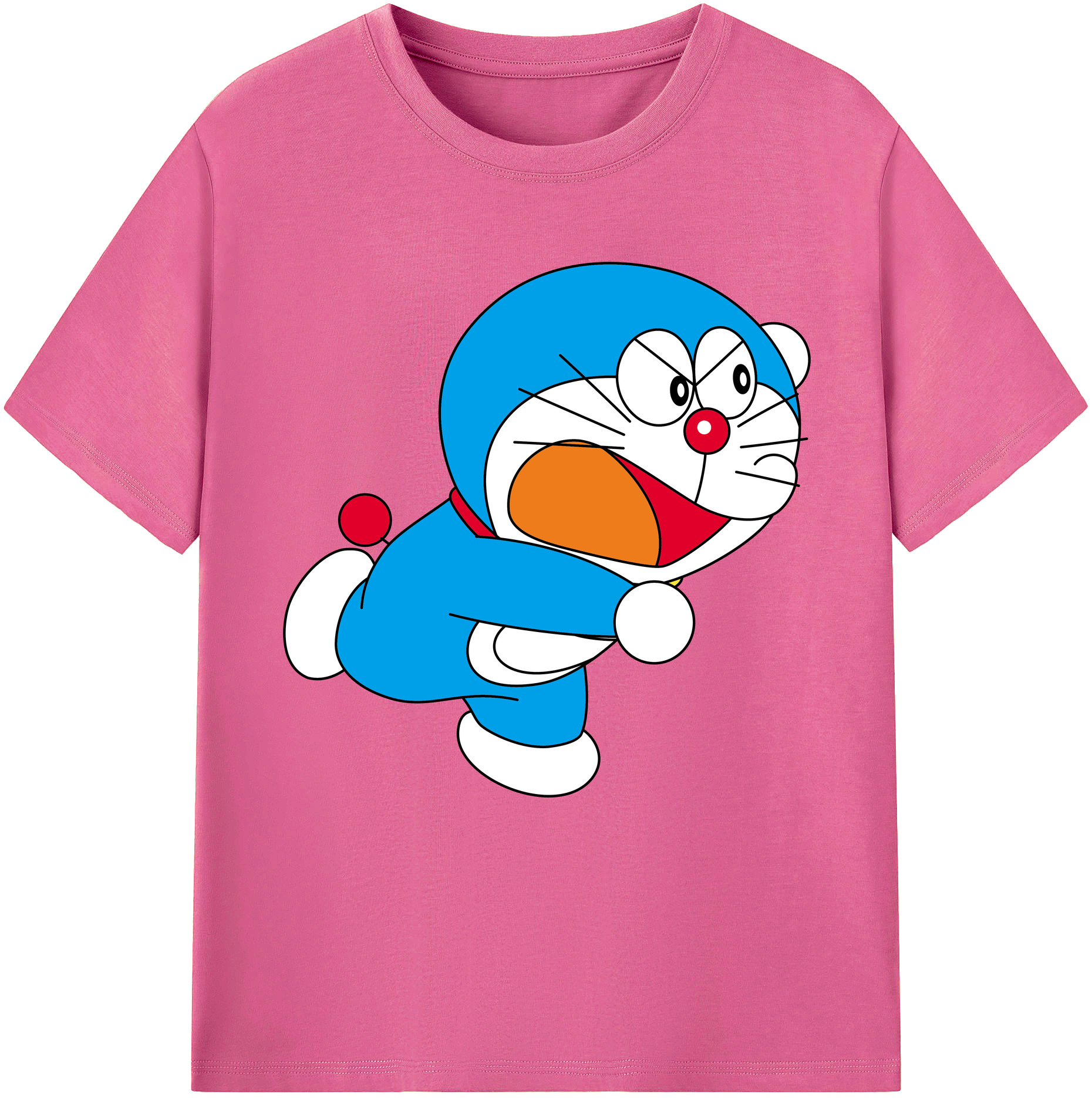 （画像用） ドラえもん Doraemon レディースカジュアルプリントTシャツ（綿100％）