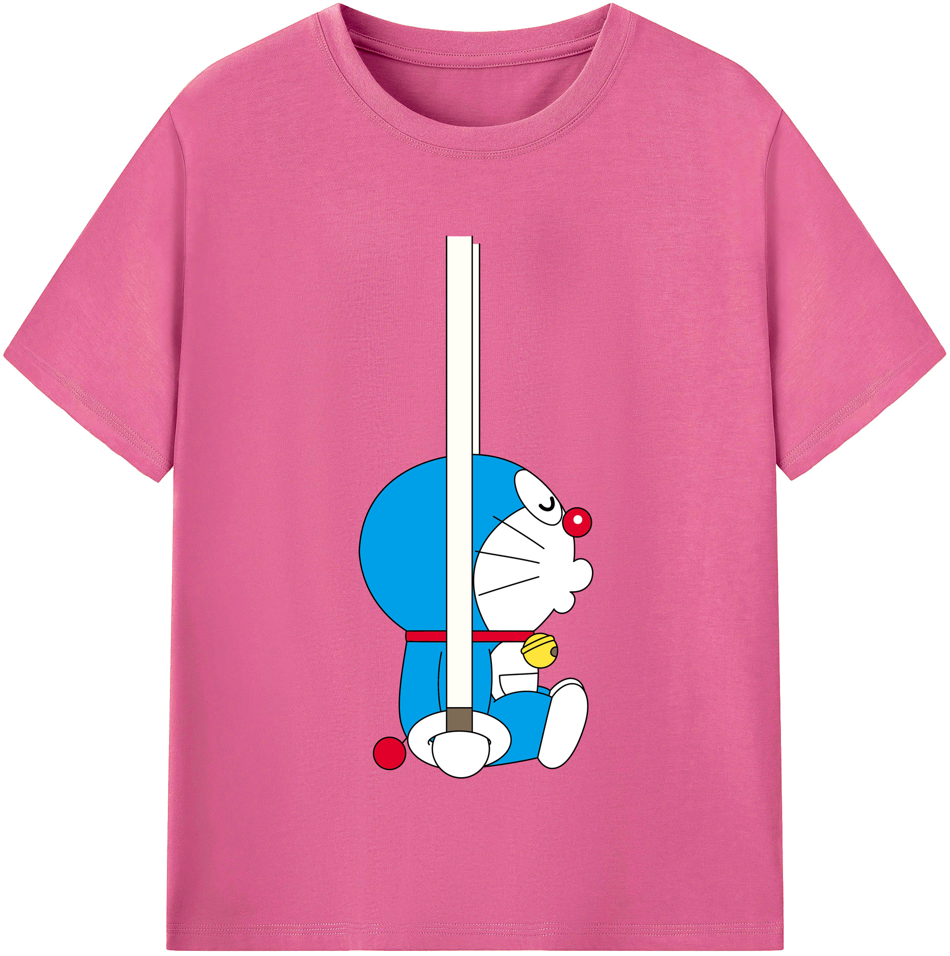 （画像用） ドラえもん Doraemon レディースカジュアルプリントTシャツ（綿100％）