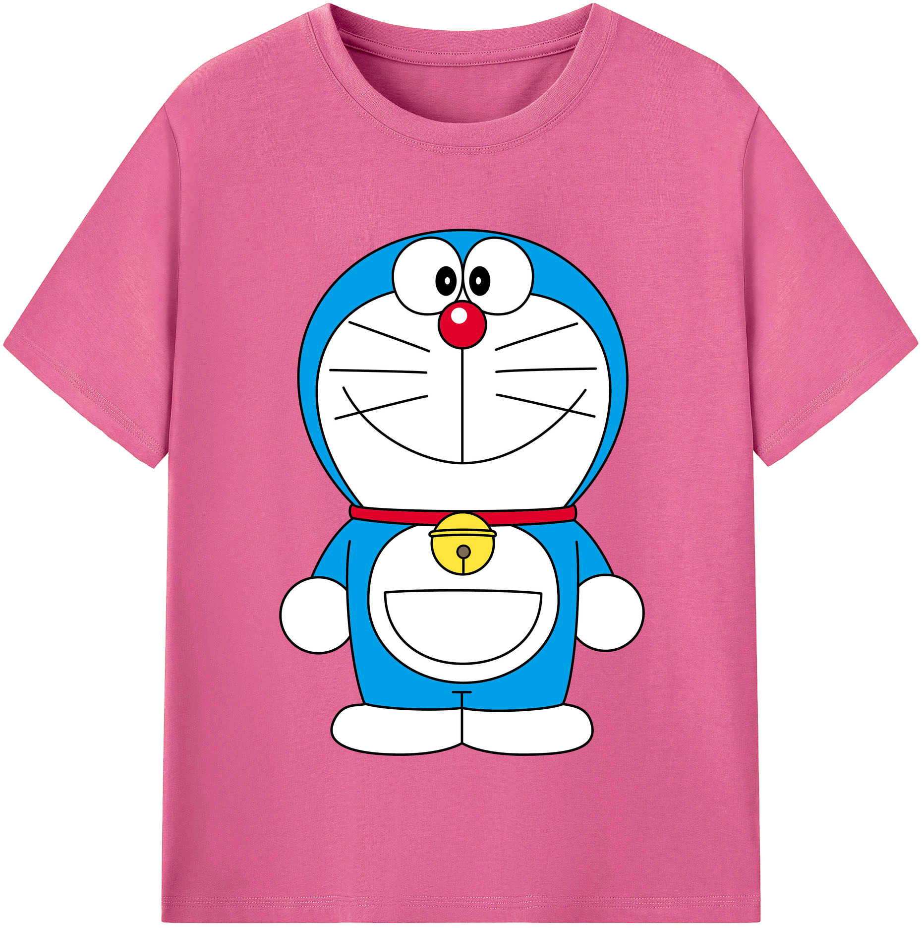 （画像用） ドラえもん Doraemon レディースカジュアルプリントTシャツ（綿100％）