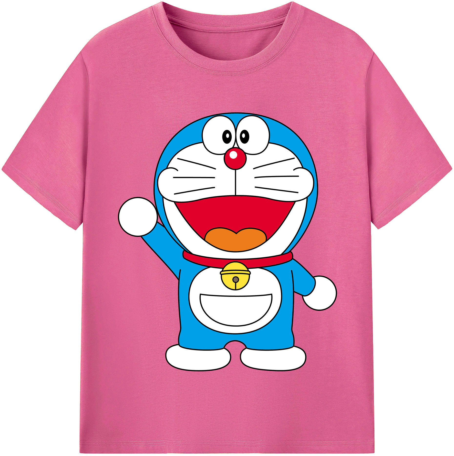 （画像用） ドラえもん Doraemon レディースカジュアルプリントTシャツ（綿100％）