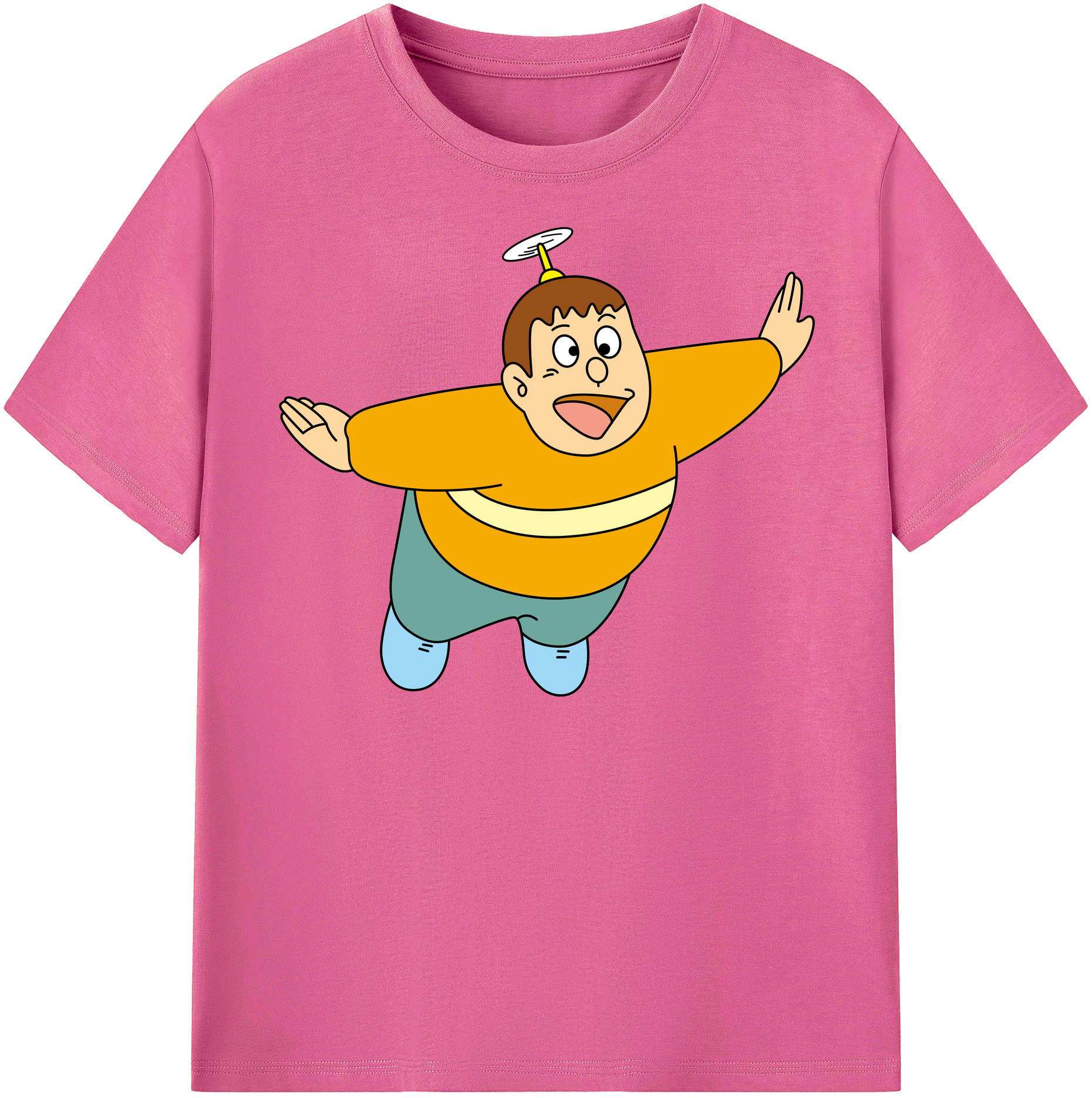 （画像用） ドラえもん 剛田武 Doraemon Gouta Takeshi レディースカジュアルプリントTシャツ（綿100％）