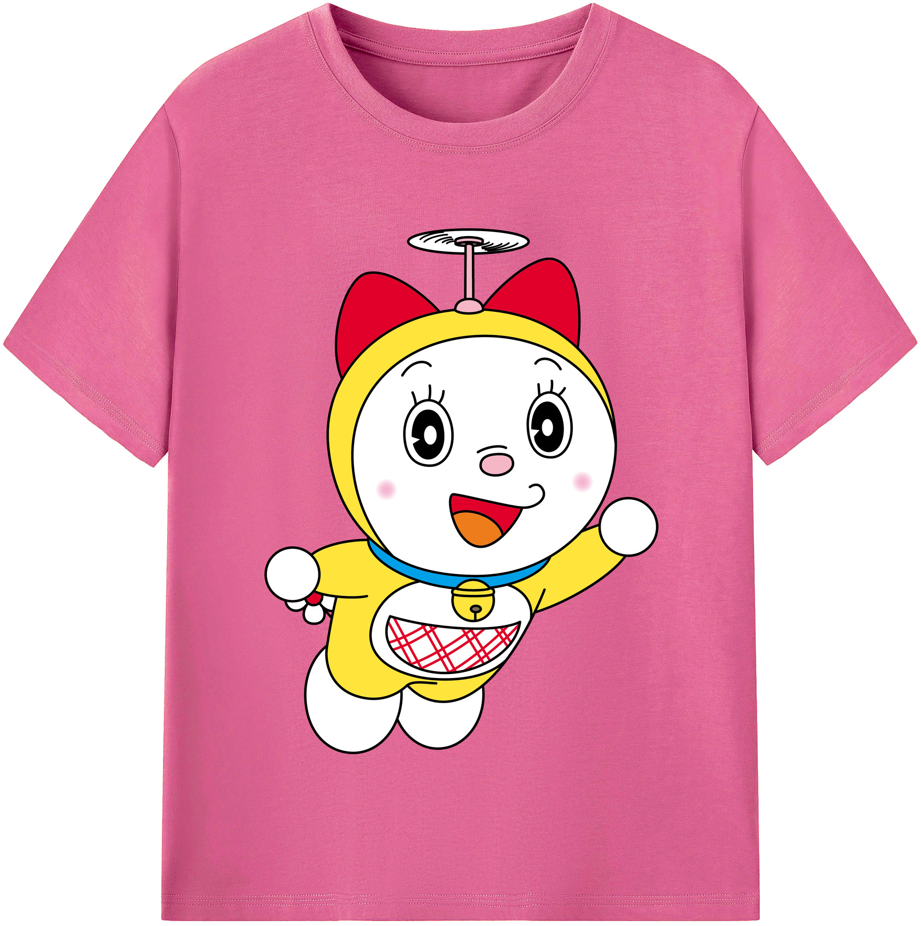 （画像用） ドラえもん ドラミ Doraemon Dorami レディースカジュアルプリントTシャツ（綿100％）