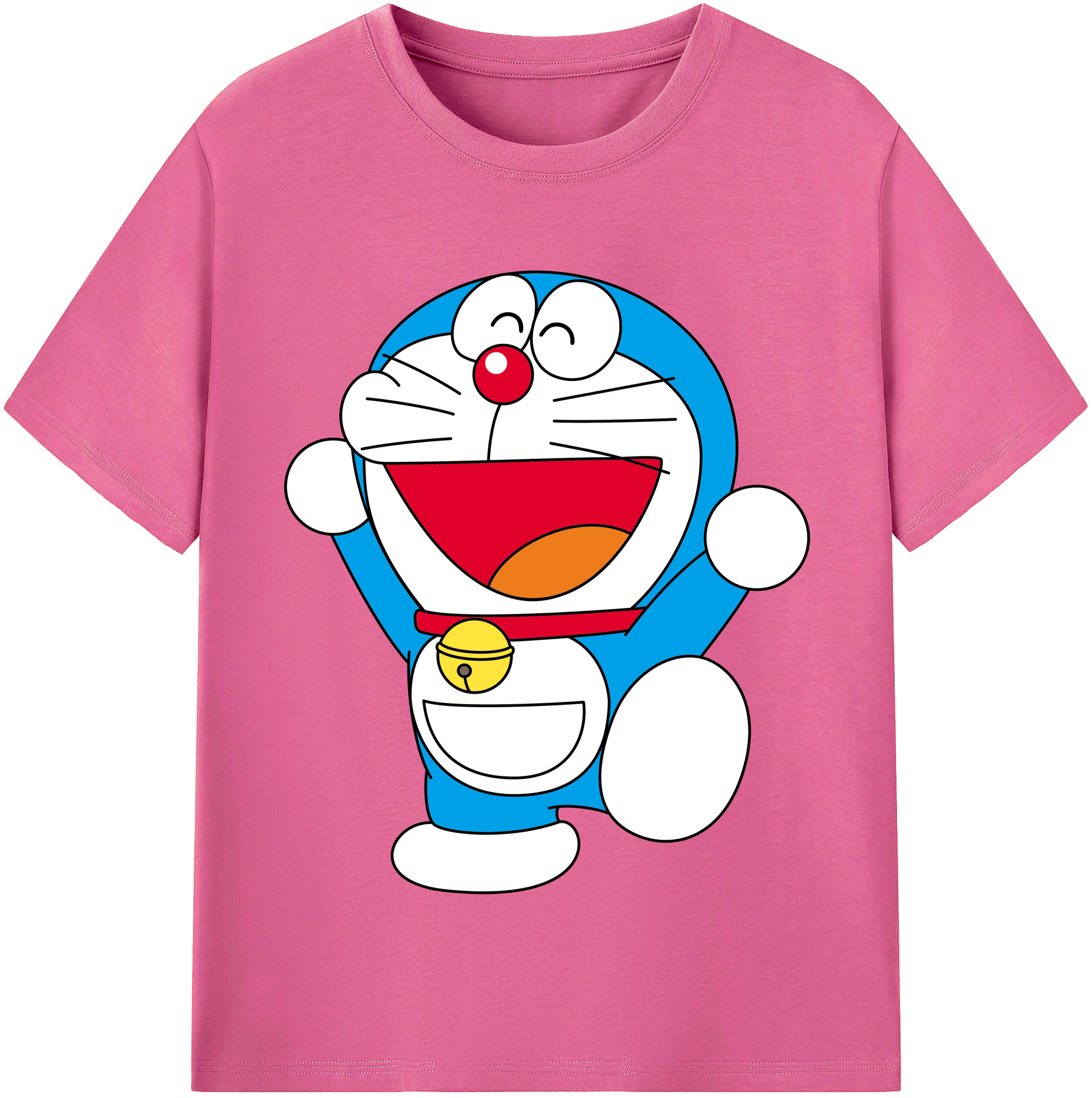 （画像用） ドラえもん Doraemon レディースカジュアルプリントTシャツ（綿100％）