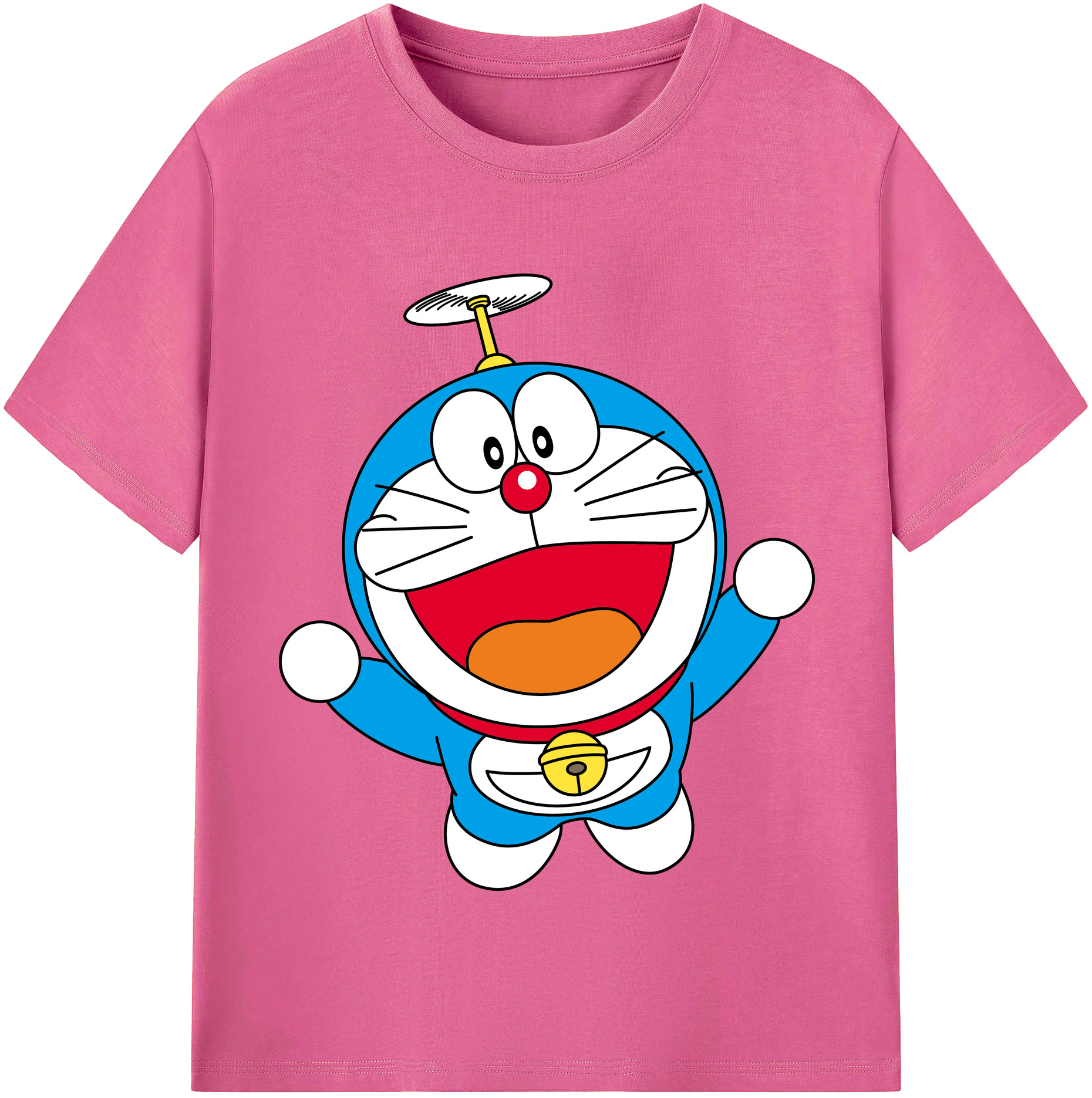 （画像用） ドラえもん Doraemon レディースカジュアルプリントTシャツ（綿100％）