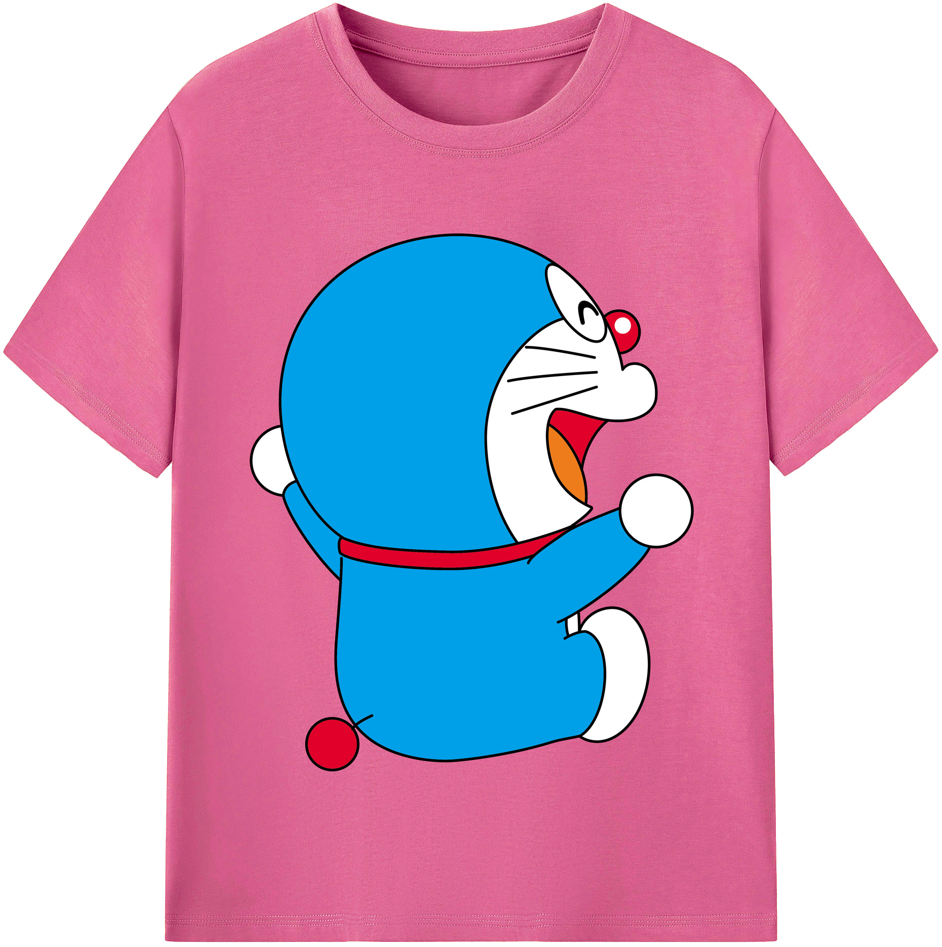 （画像用） ドラえもん Doraemon レディースカジュアルプリントTシャツ（綿100％）