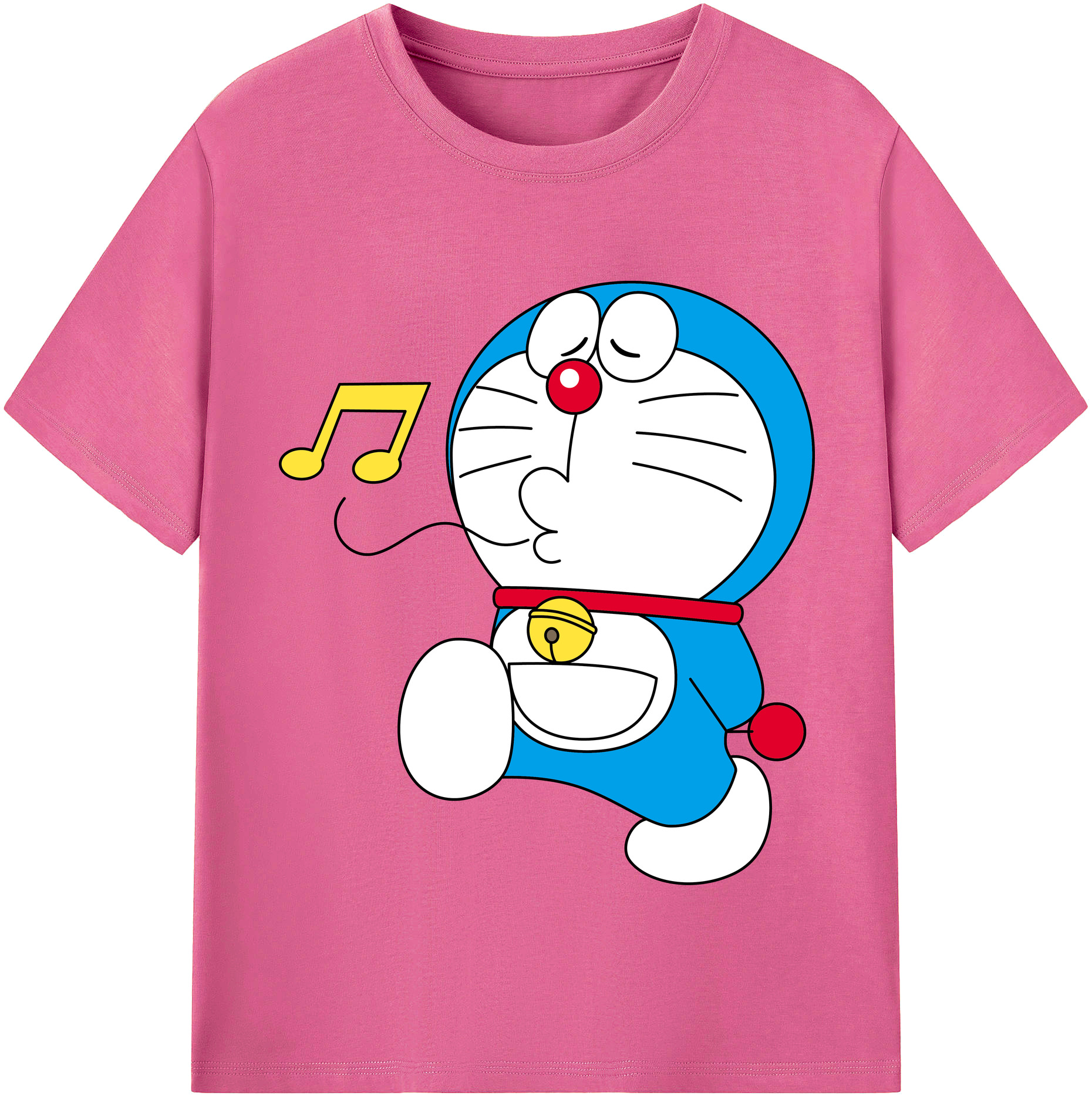 （画像用） ドラえもん Doraemon レディースカジュアルプリントTシャツ（綿100％）