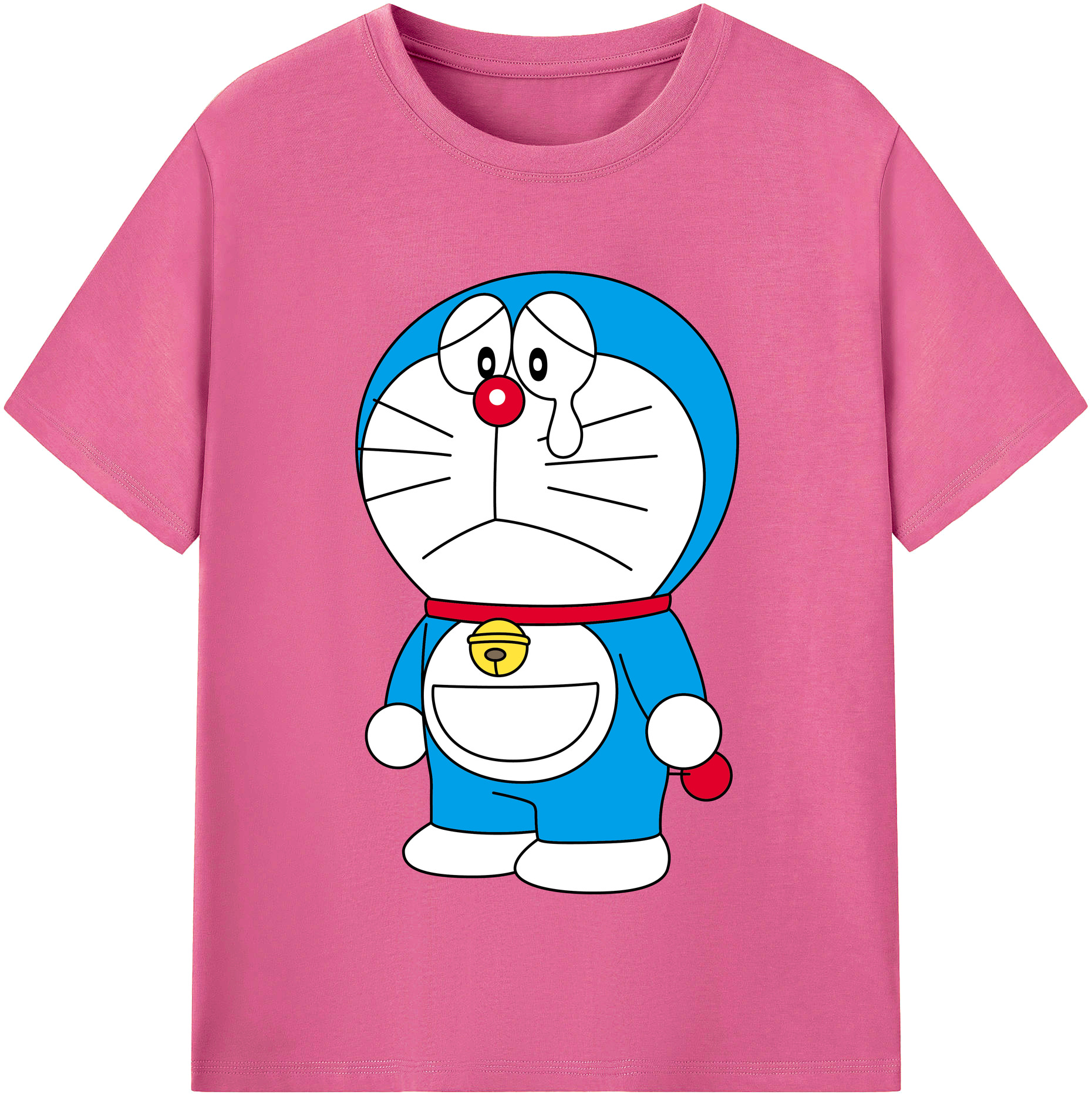 （画像用） ドラえもん Doraemon レディースカジュアルプリントTシャツ（綿100％）