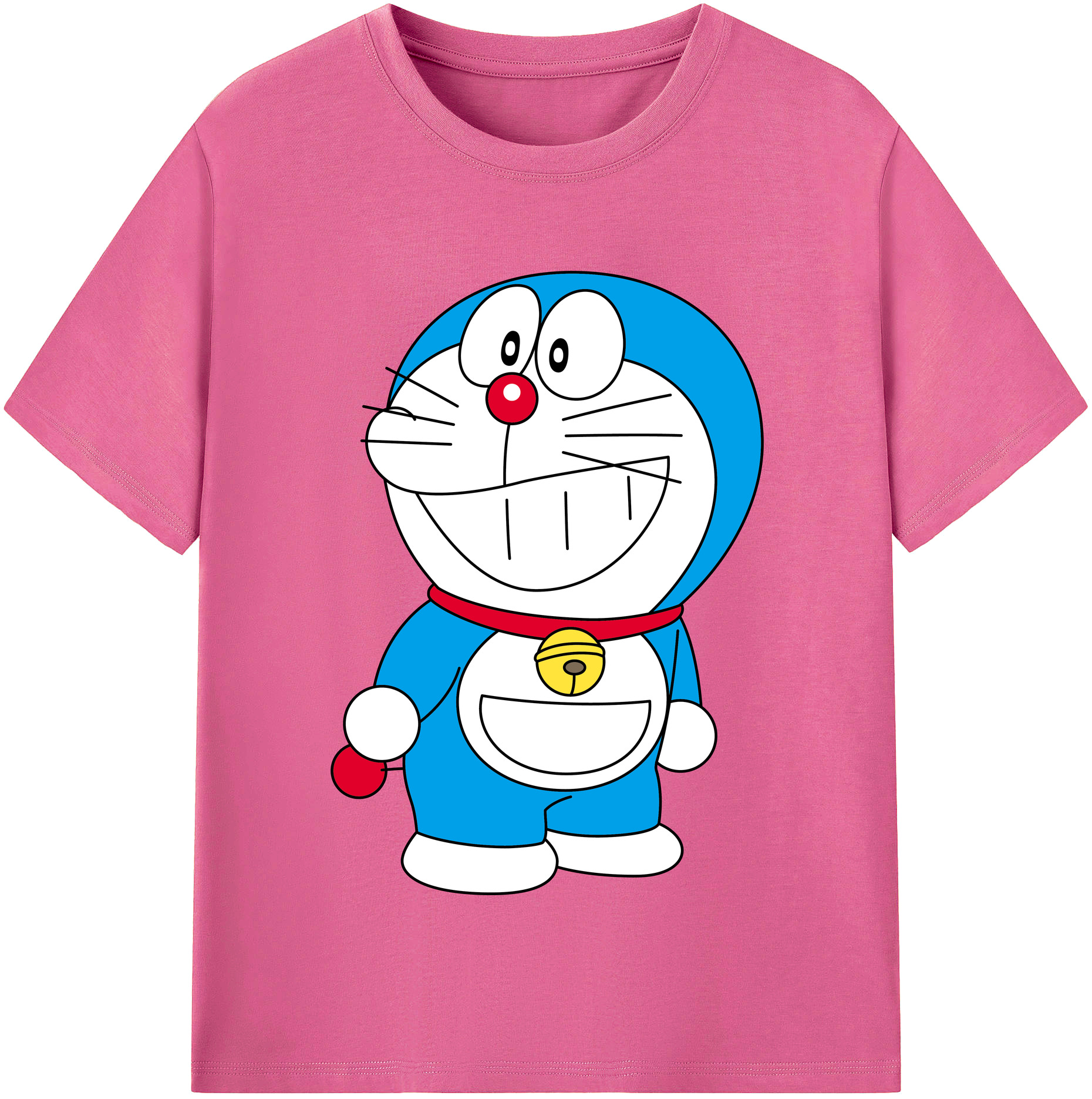 （画像用） ドラえもん Doraemon レディースカジュアルプリントTシャツ（綿100％）