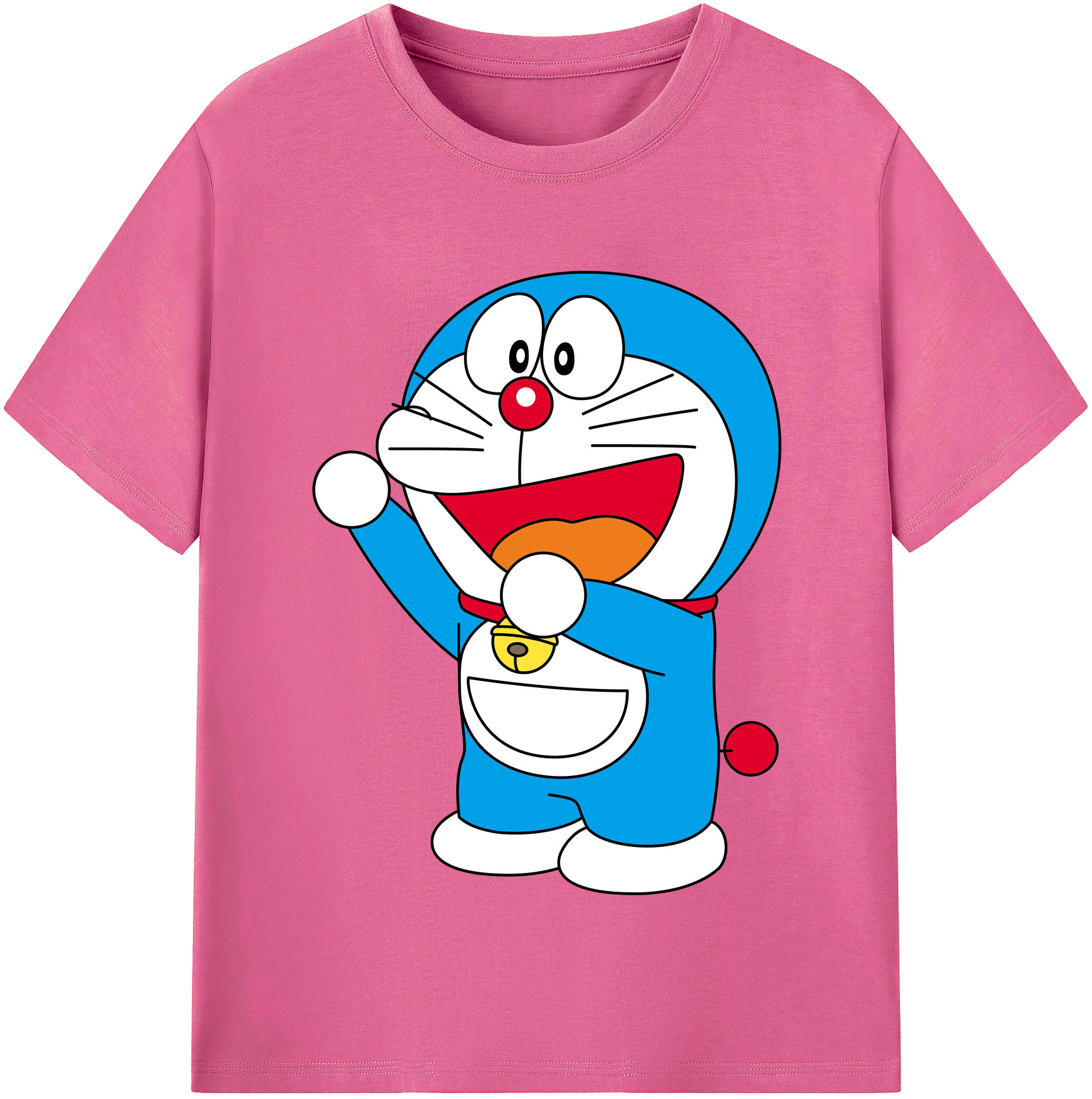 （画像用） ドラえもん Doraemon レディースカジュアルプリントTシャツ（綿100％）