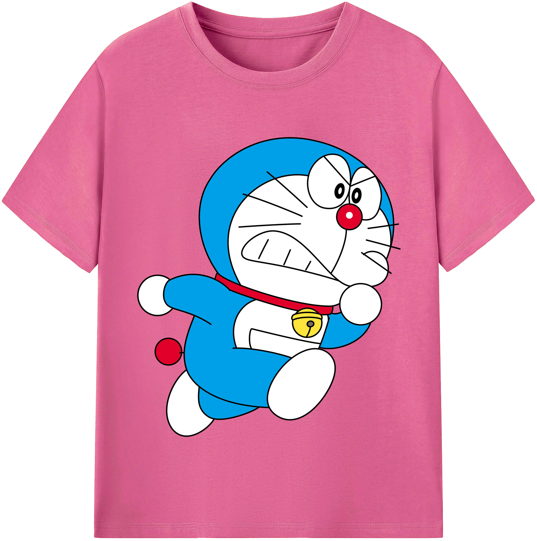 （画像用） ドラえもん Doraemon レディースカジュアルプリントTシャツ（綿100％）