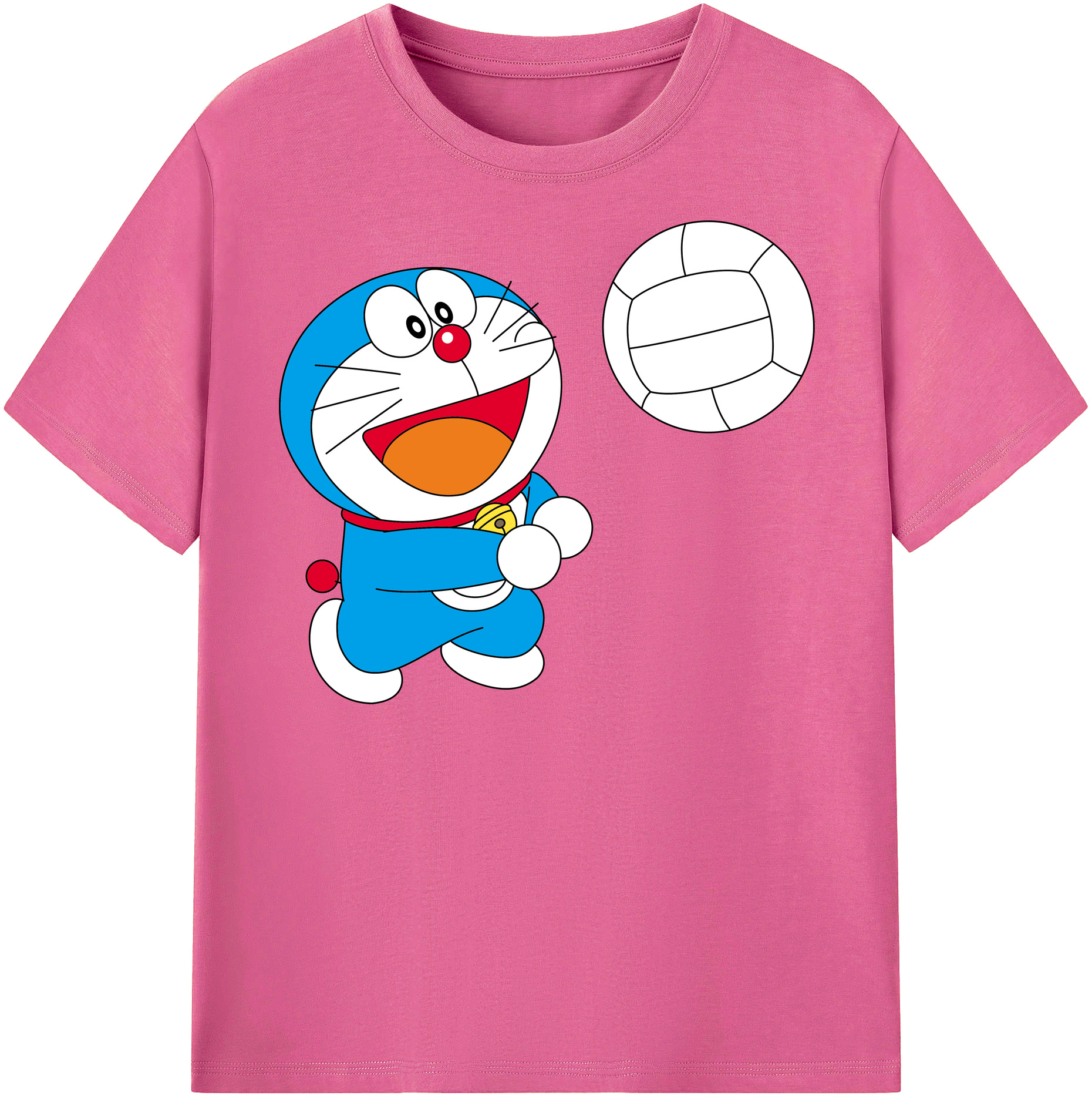 （画像用） ドラえもん Doraemon レディースカジュアルプリントTシャツ（綿100％）