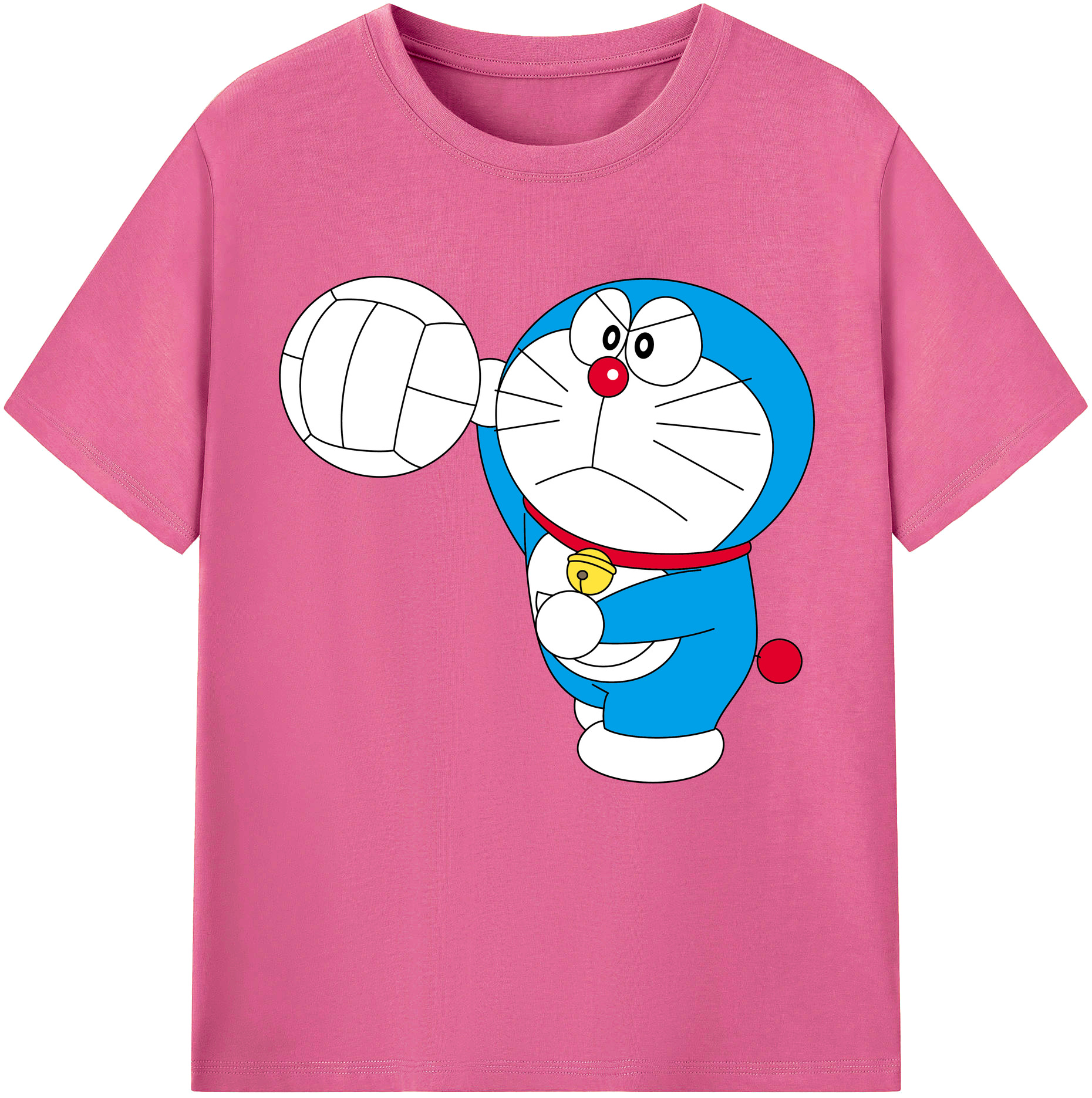 （画像用） ドラえもん Doraemon レディースカジュアルプリントTシャツ（綿100％）
