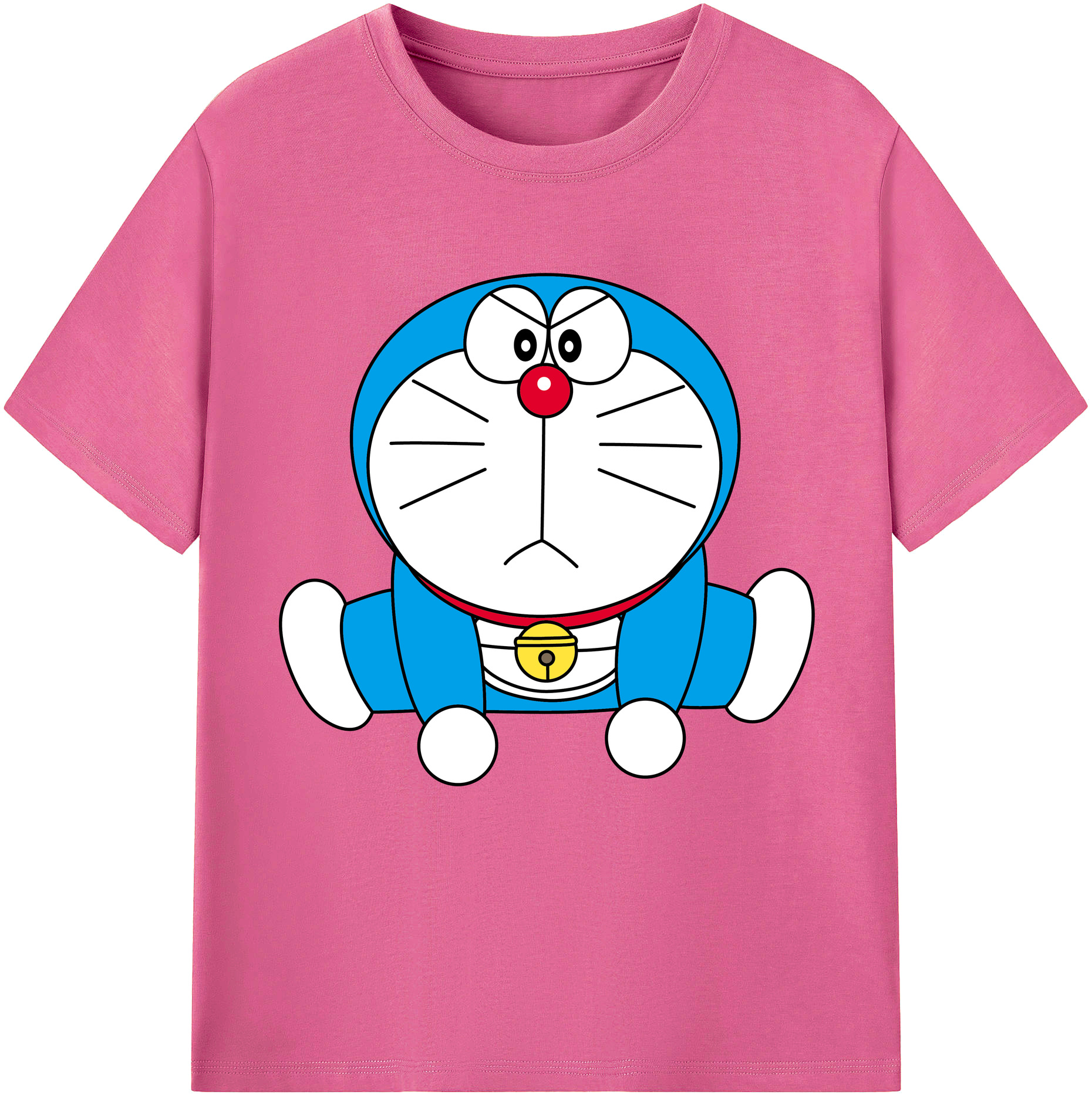 （画像用） ドラえもん Doraemon レディースカジュアルプリントTシャツ（綿100％）