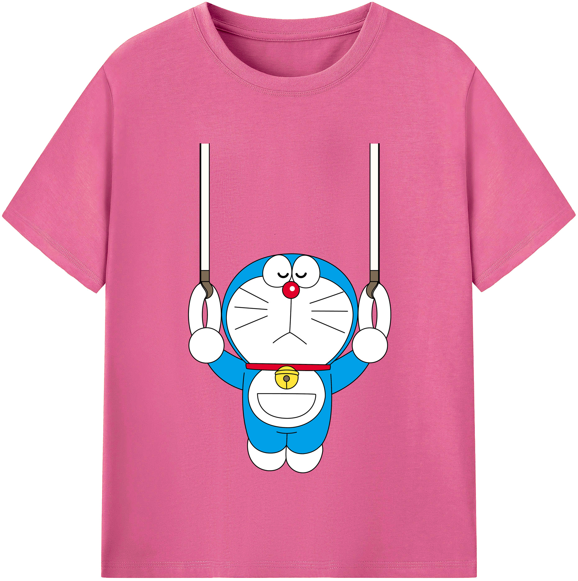（画像用） ドラえもん Doraemon レディースカジュアルプリントTシャツ（綿100％）