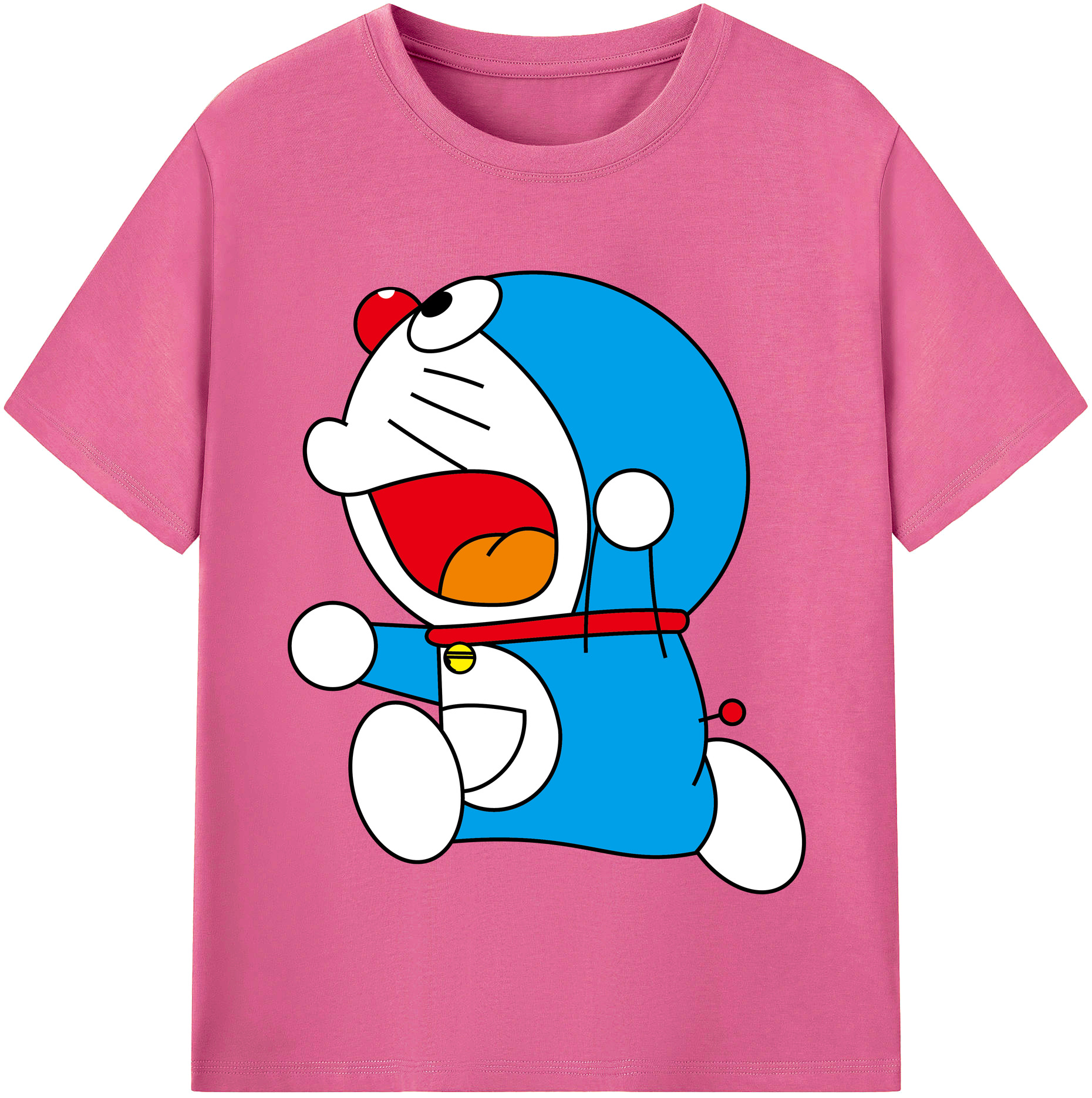 （画像用） ドラえもん Doraemon レディースカジュアルプリントTシャツ（綿100％）