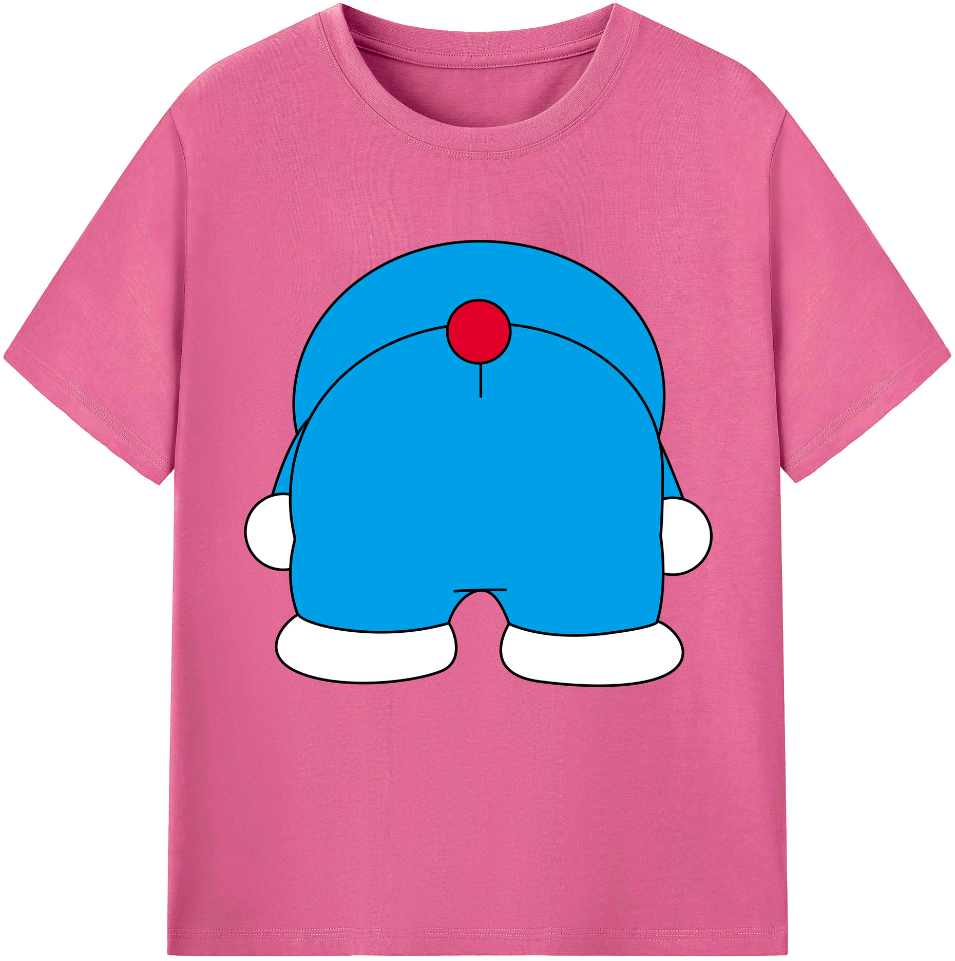 （画像用） ドラえもん Doraemon レディースカジュアルプリントTシャツ（綿100％）