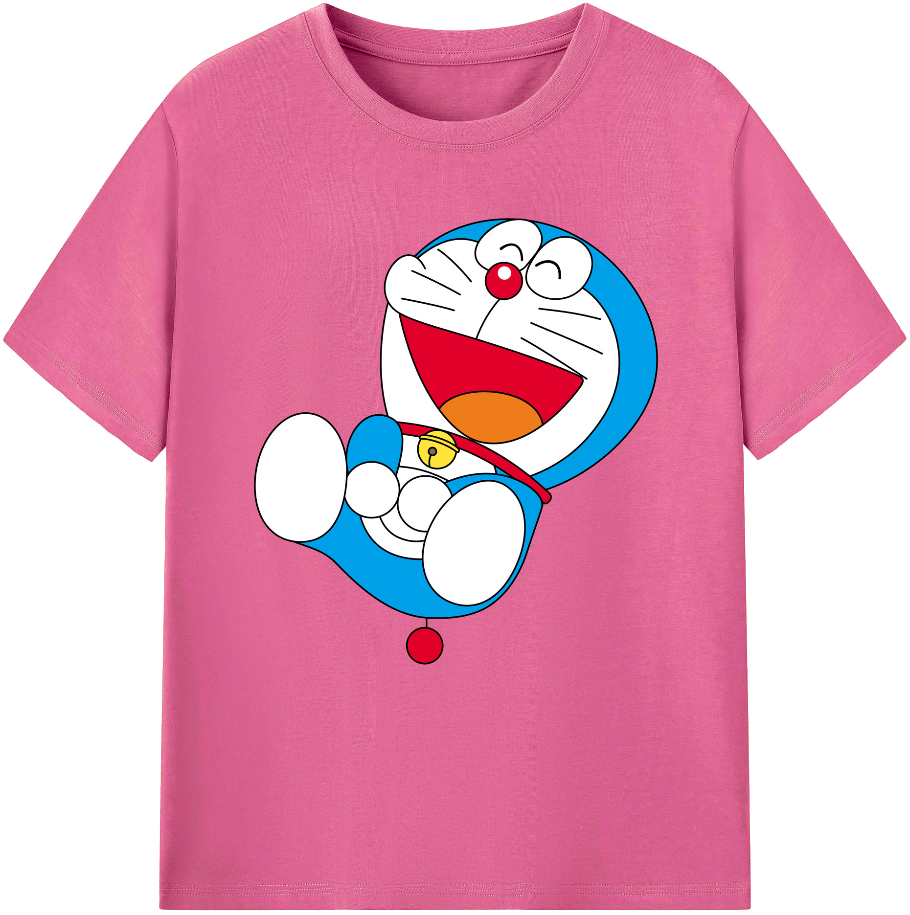 （画像用） ドラえもん Doraemon レディースカジュアルプリントTシャツ（綿100％）