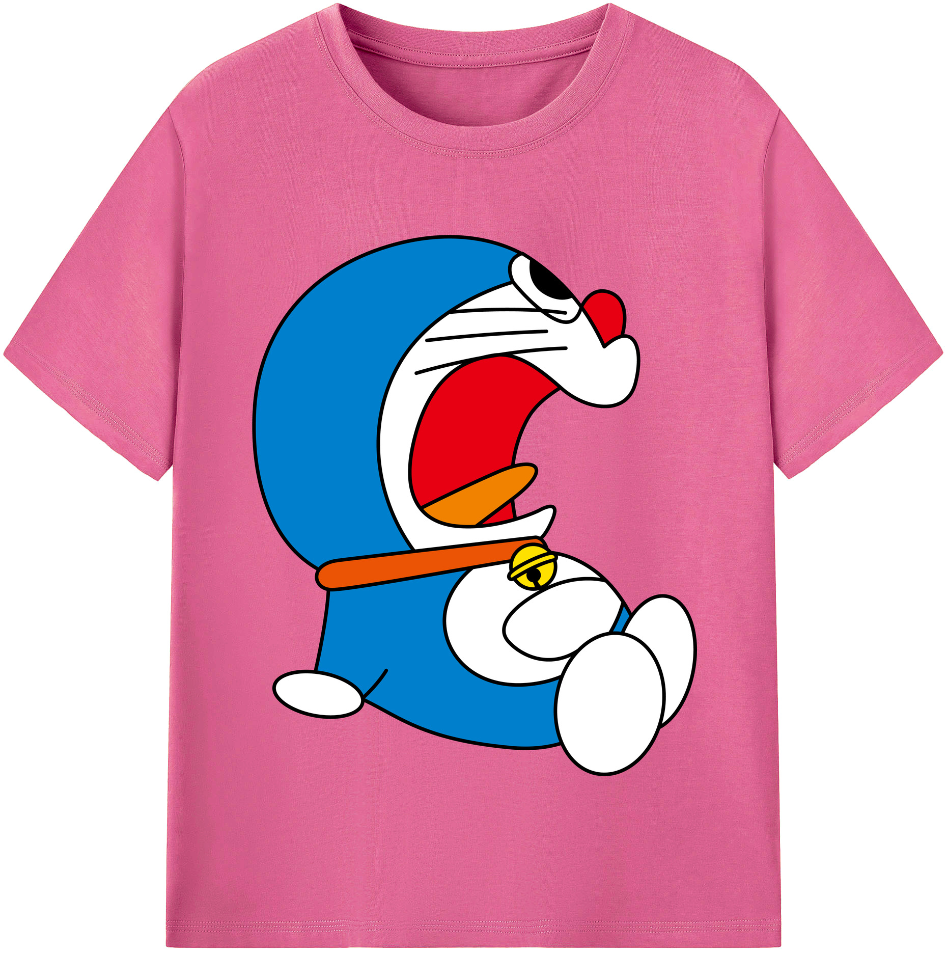 （画像用） ドラえもん Doraemon レディースカジュアルプリントTシャツ（綿100％）