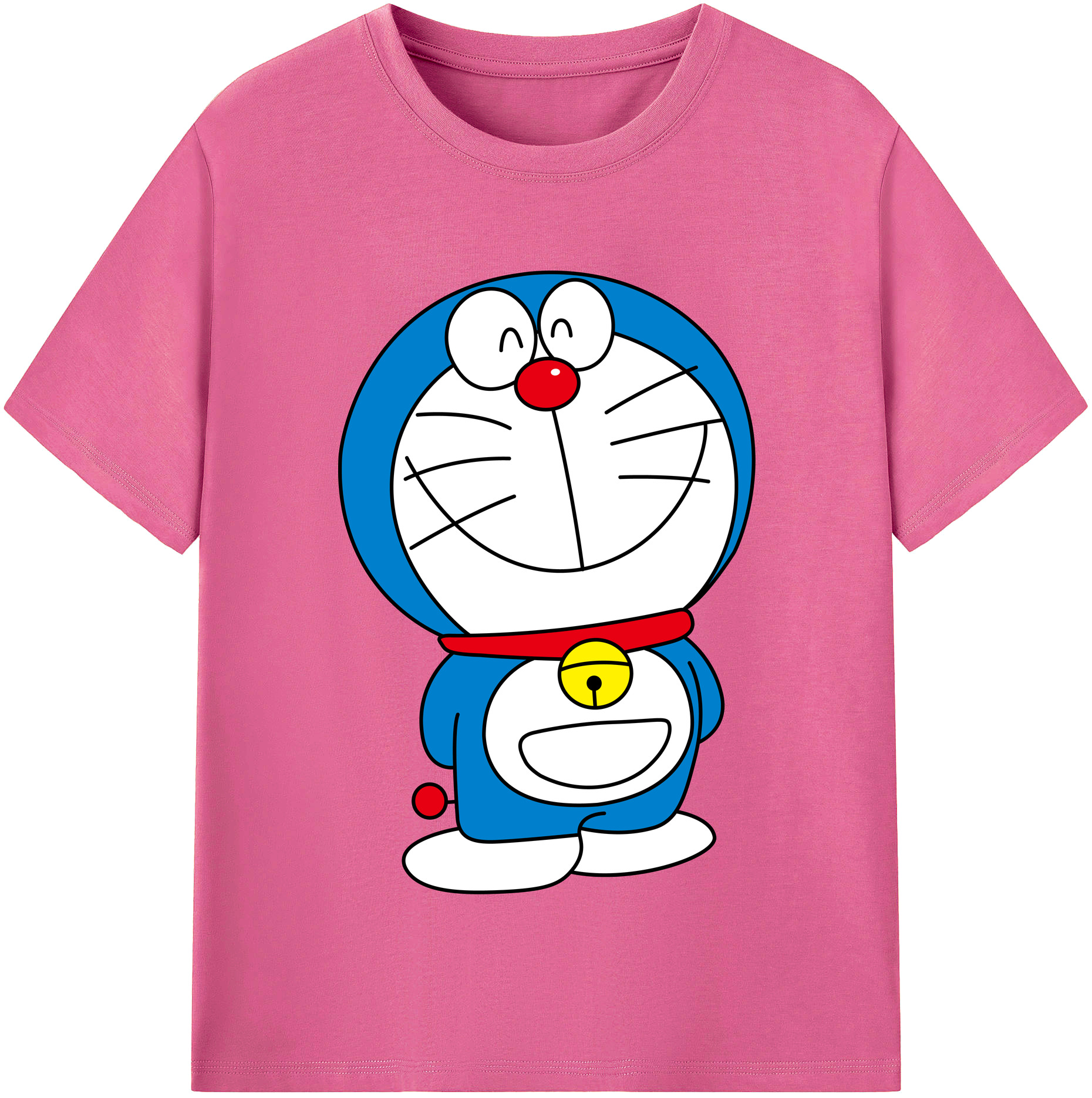 （画像用） ドラえもん Doraemon レディースカジュアルプリントTシャツ（綿100％）