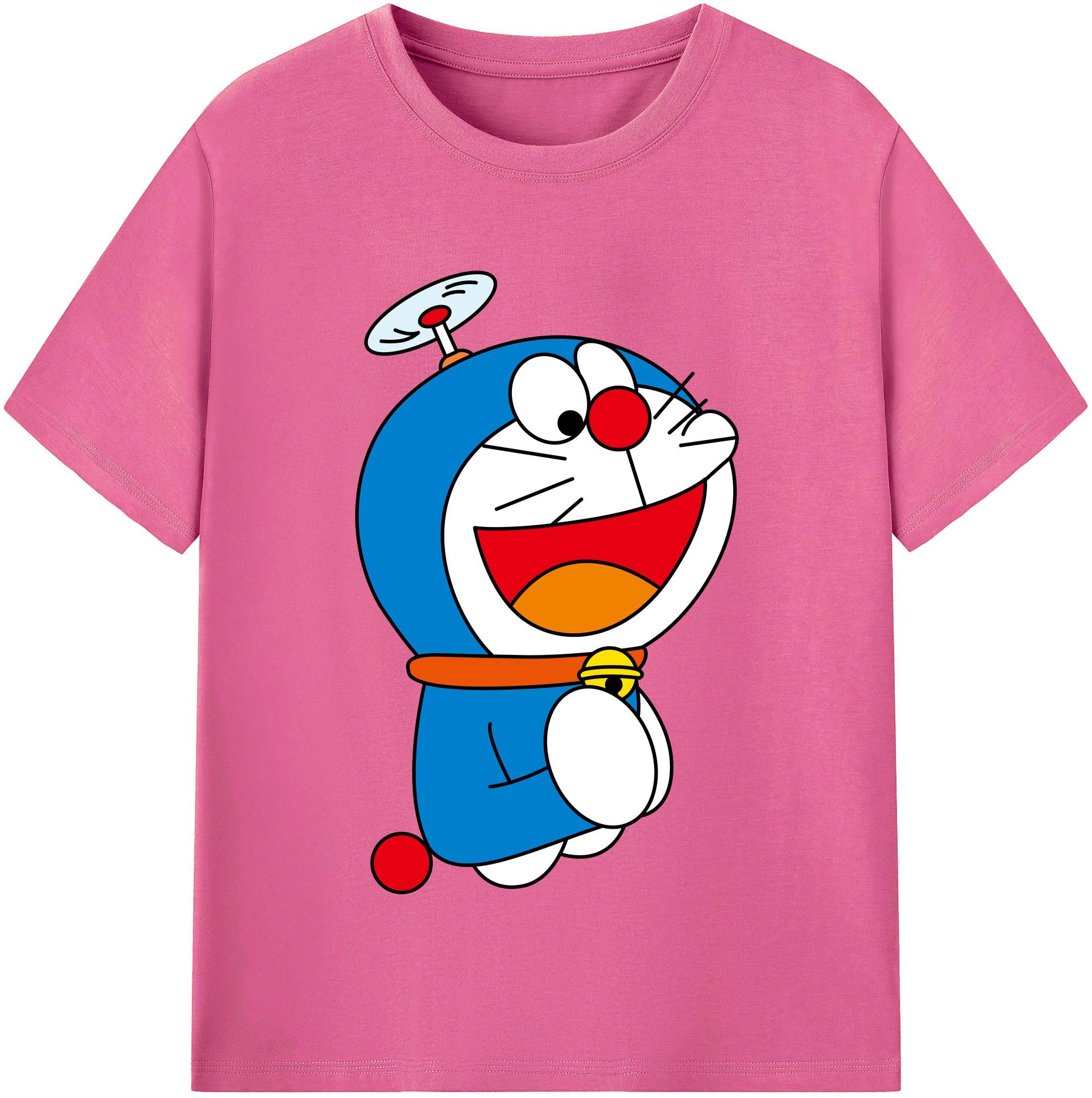 （画像用） ドラえもん Doraemon レディースカジュアルプリントTシャツ（綿100％）