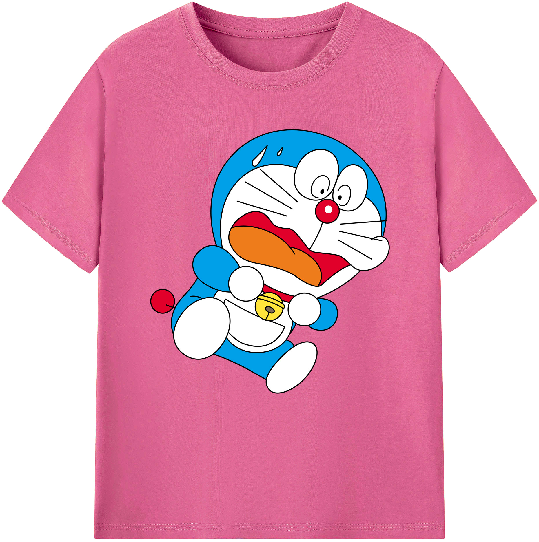 （画像用） ドラえもん Doraemon レディースカジュアルプリントTシャツ（綿100％）