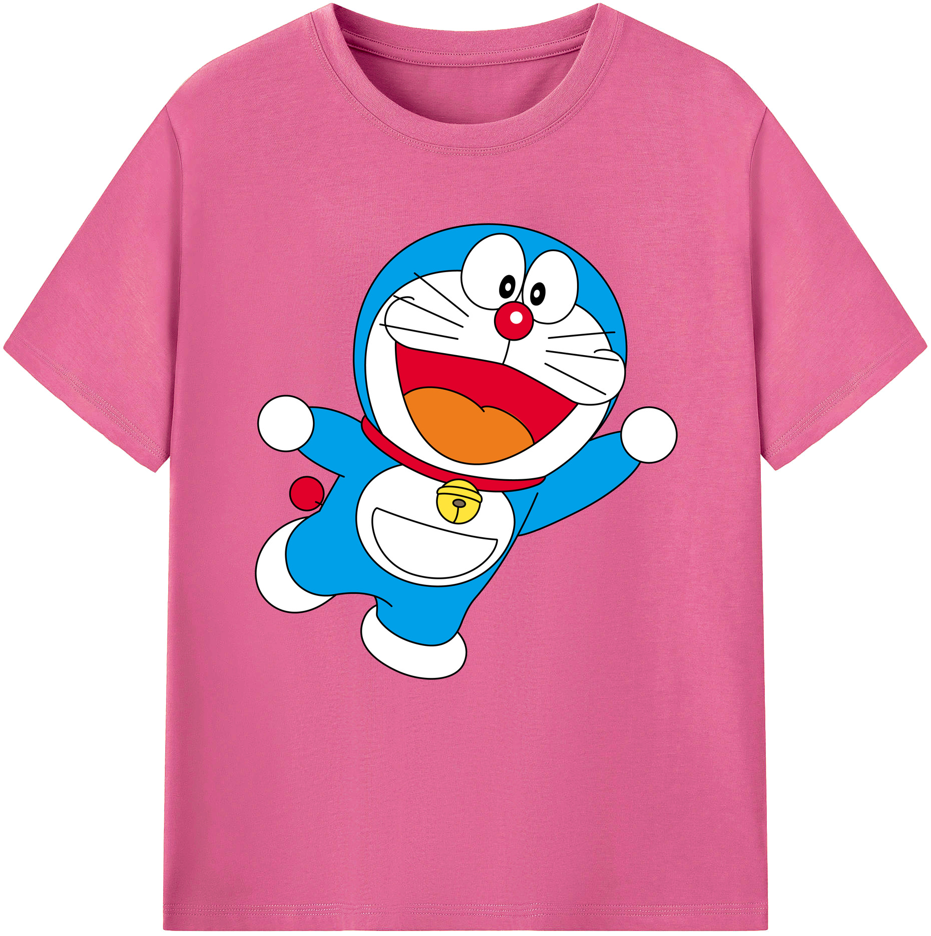 （画像用） ドラえもん Doraemon レディースカジュアルプリントTシャツ（綿100％）