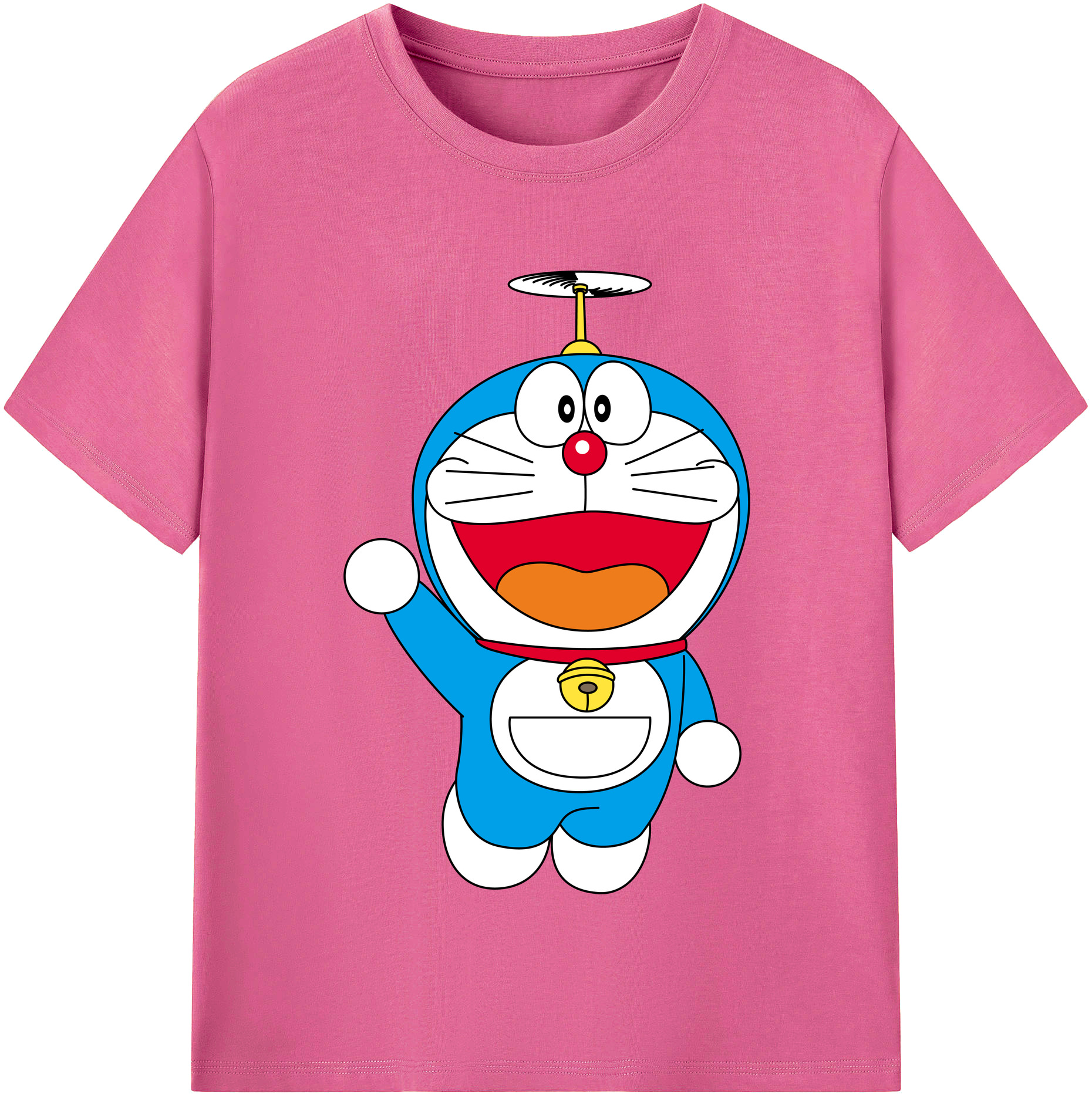 （画像用） ドラえもん Doraemon レディースカジュアルプリントTシャツ（綿100％）
