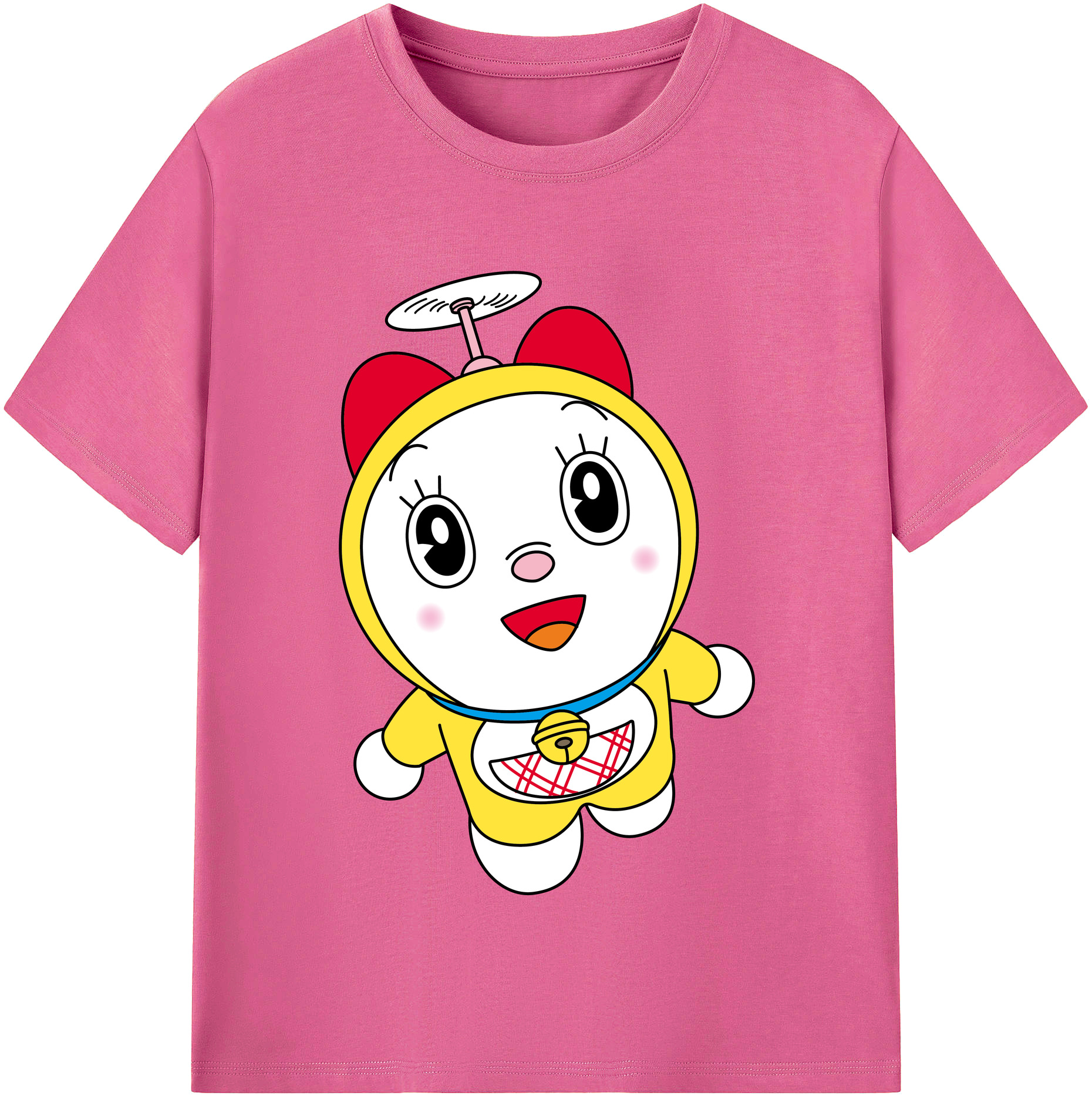 （画像用） ドラえもん ドラミ Doraemon Dorami レディースカジュアルプリントTシャツ（綿100％）