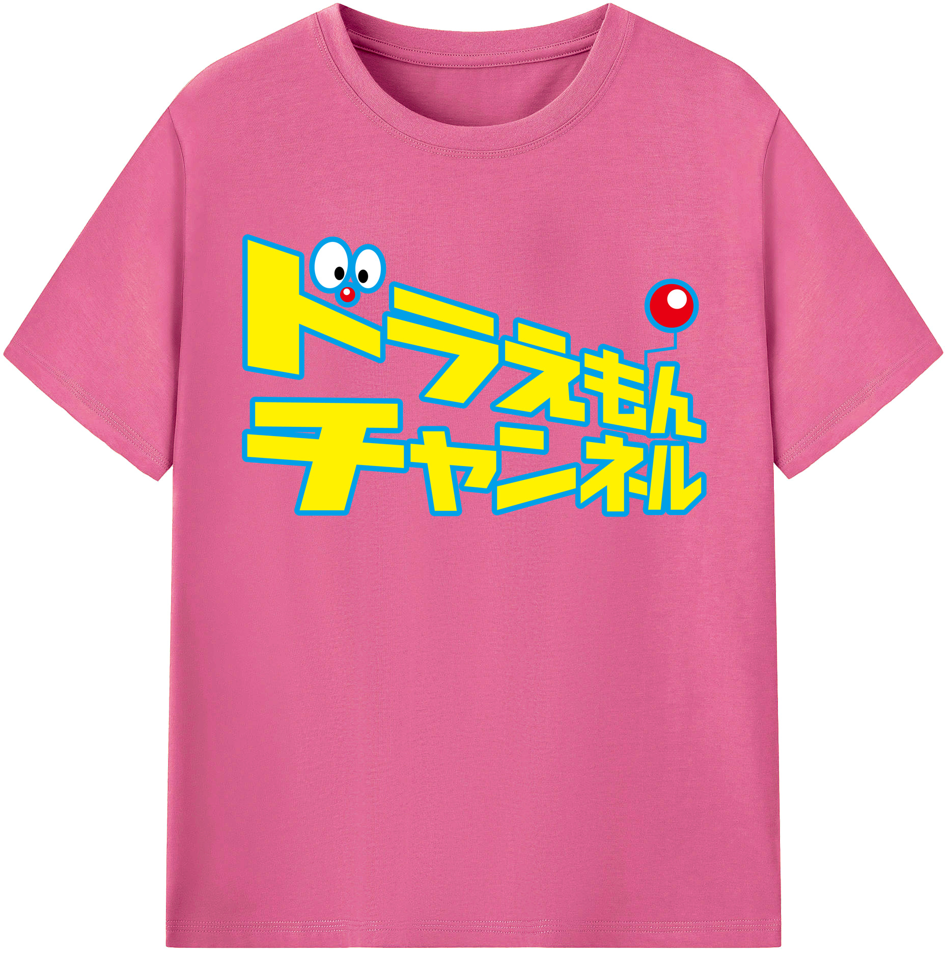 （画像用） ドラえもん Doraemon レディースカジュアルプリントTシャツ（綿100％）