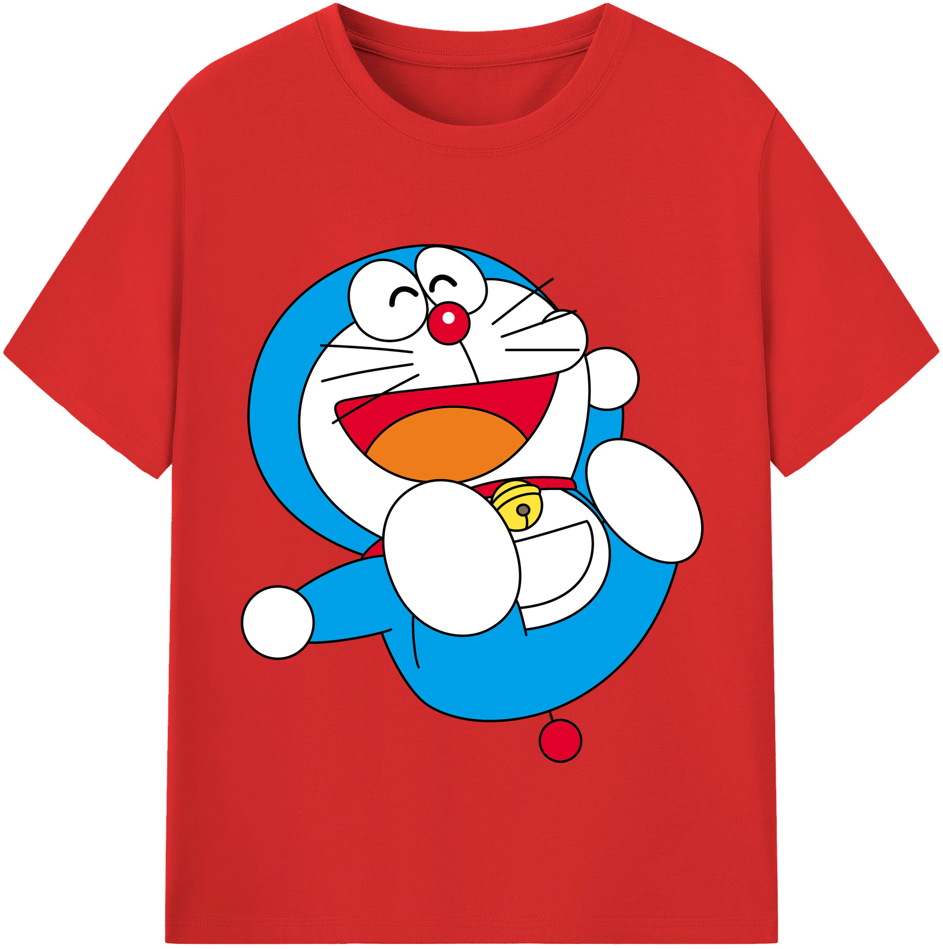 （画像用） ドラえもん Doraemon レディースカジュアルプリントTシャツ（綿100％）
