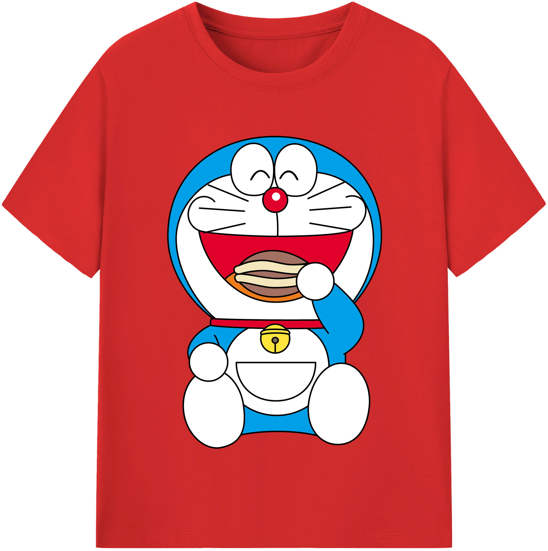 （画像用） ドラえもん Doraemon レディースカジュアルプリントTシャツ（綿100％）