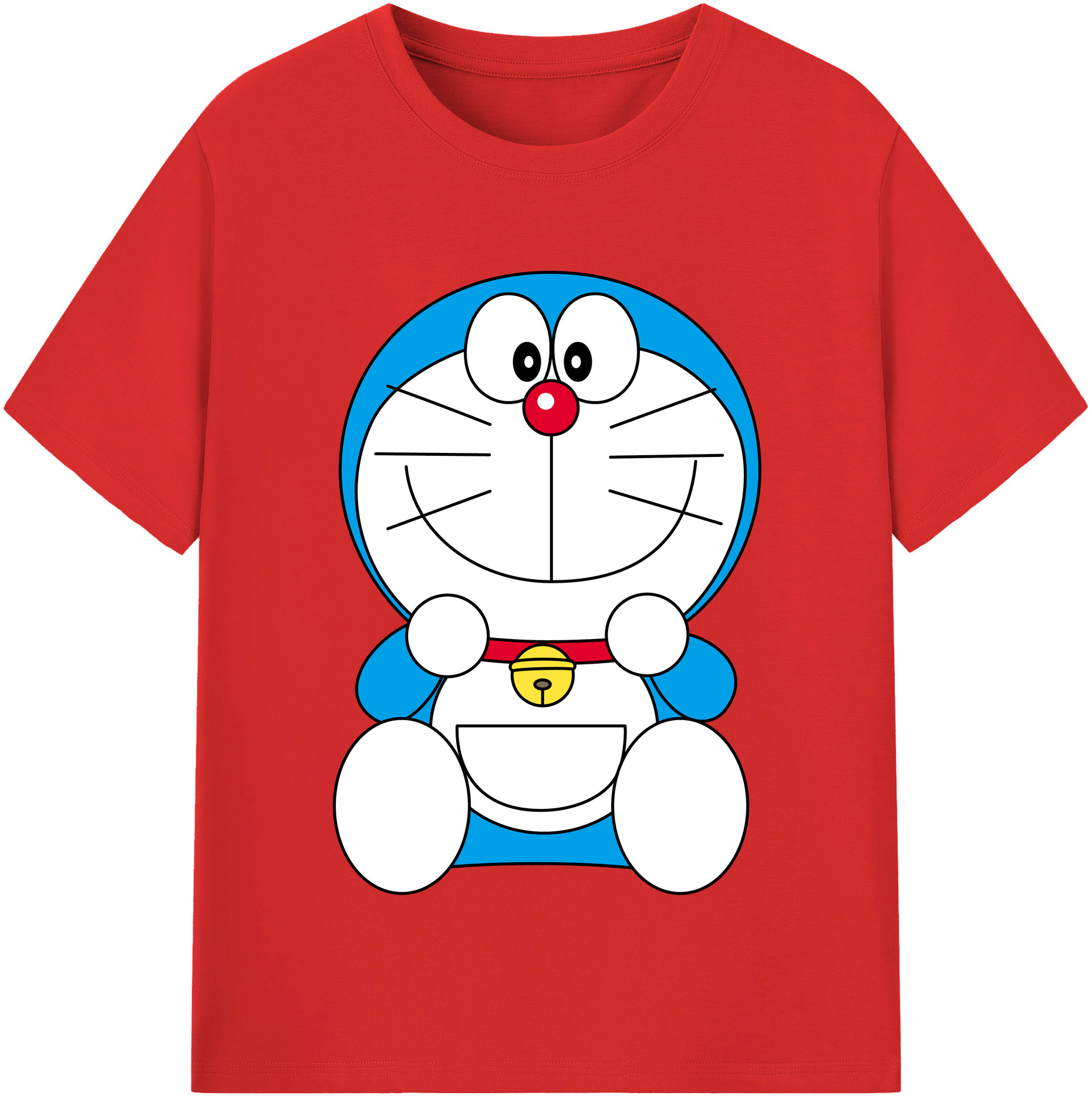 （画像用） ドラえもん Doraemon レディースカジュアルプリントTシャツ（綿100％）