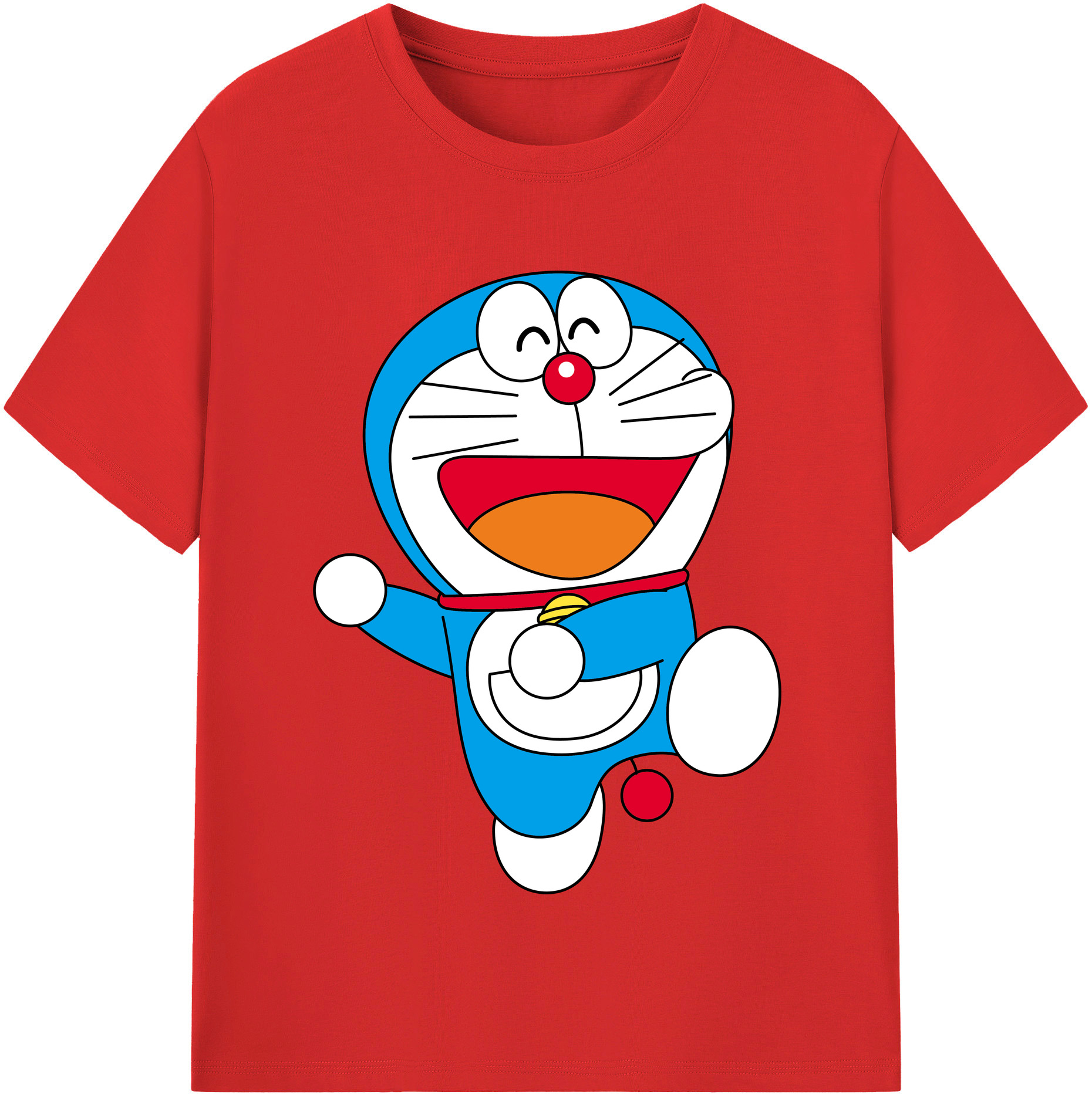 （画像用） ドラえもん Doraemon レディースカジュアルプリントTシャツ（綿100％）