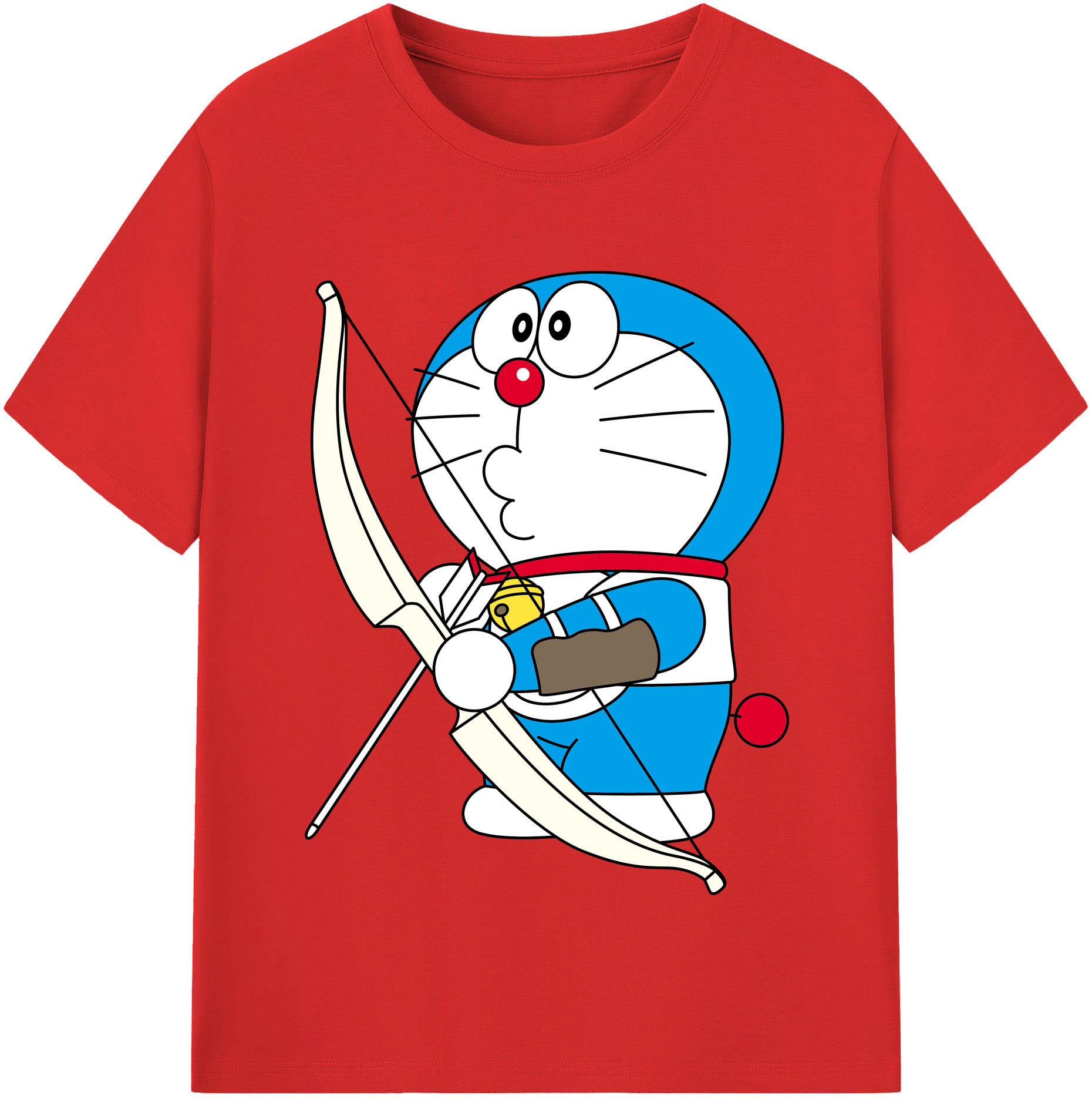 （画像用） ドラえもん Doraemon レディースカジュアルプリントTシャツ（綿100％）