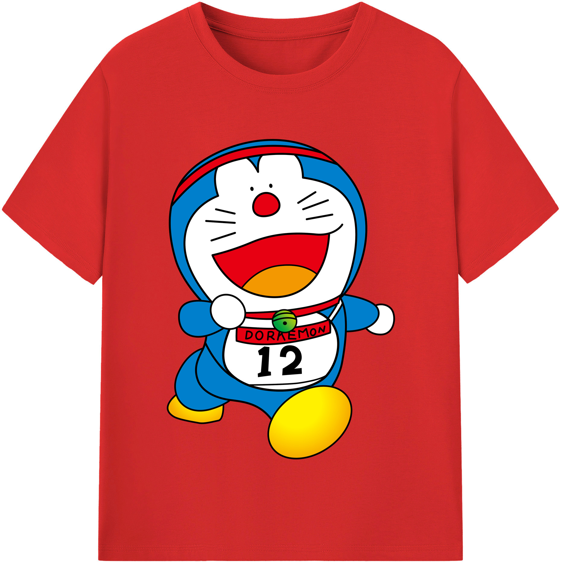 （画像用） ドラえもん Doraemon レディースカジュアルプリントTシャツ（綿100％）