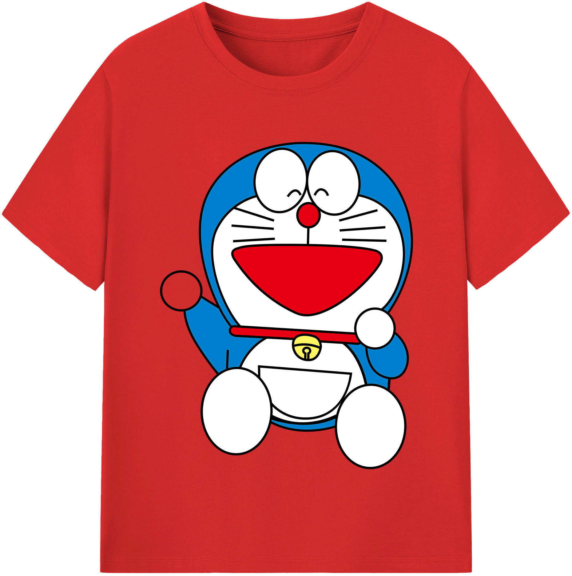 （画像用） ドラえもん Doraemon レディースカジュアルプリントTシャツ（綿100％）