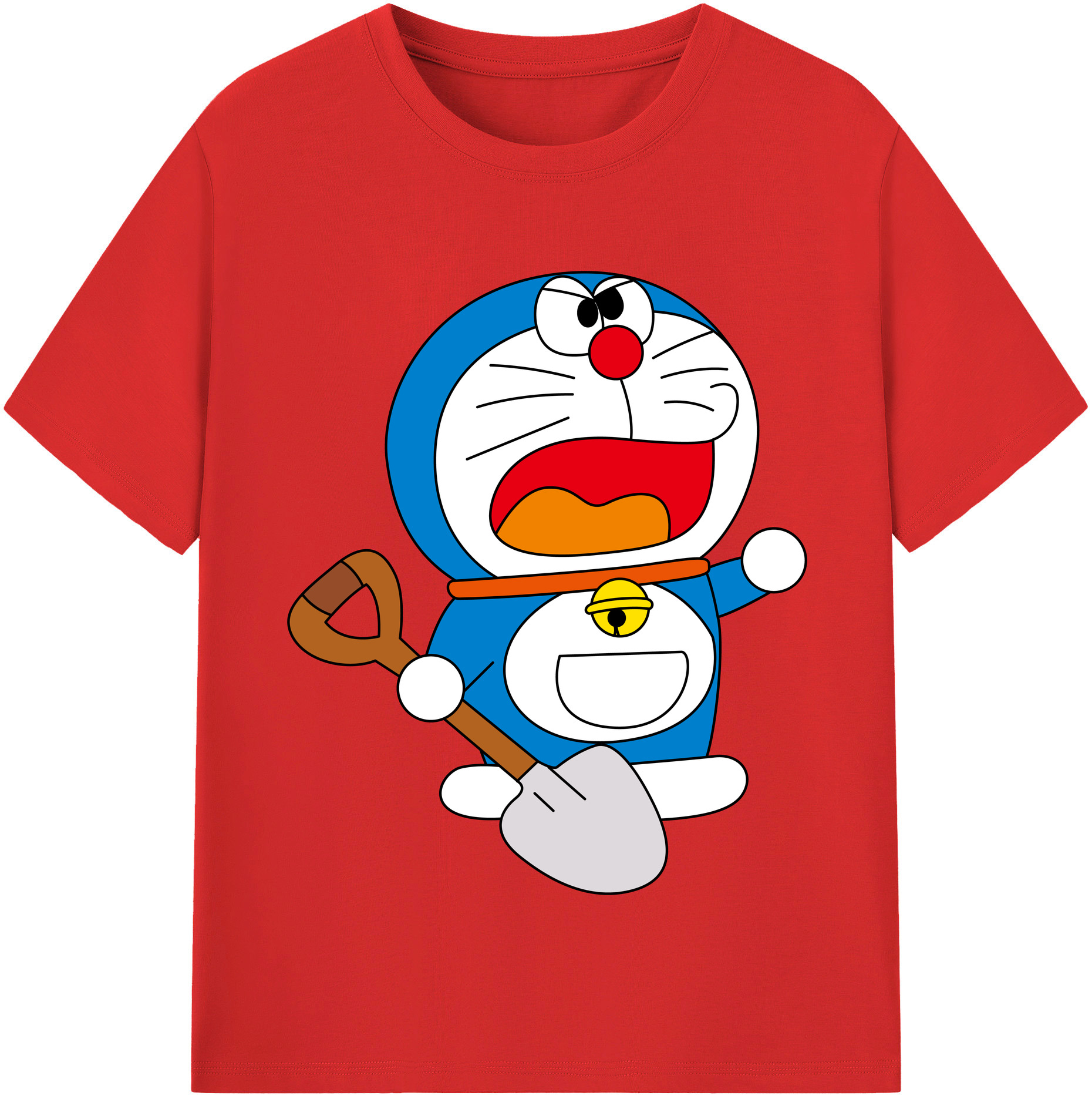 （画像用） ドラえもん Doraemon レディースカジュアルプリントTシャツ（綿100％）
