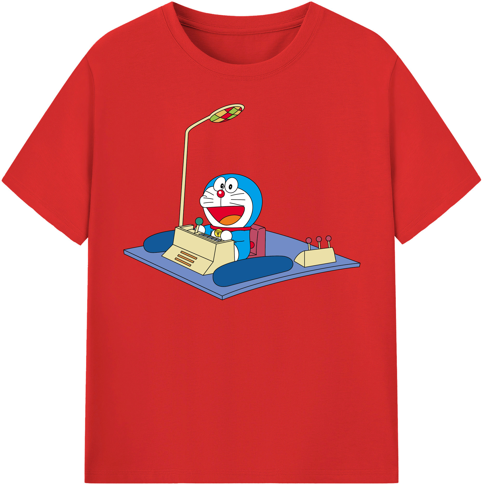 （画像用） ドラえもん Doraemon レディースカジュアルプリントTシャツ（綿100％）