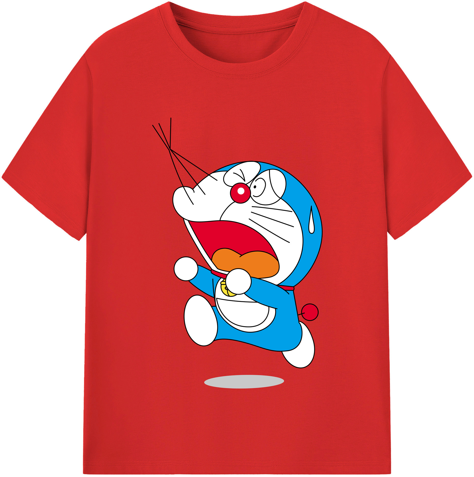 （画像用） ドラえもん Doraemon レディースカジュアルプリントTシャツ（綿100％）