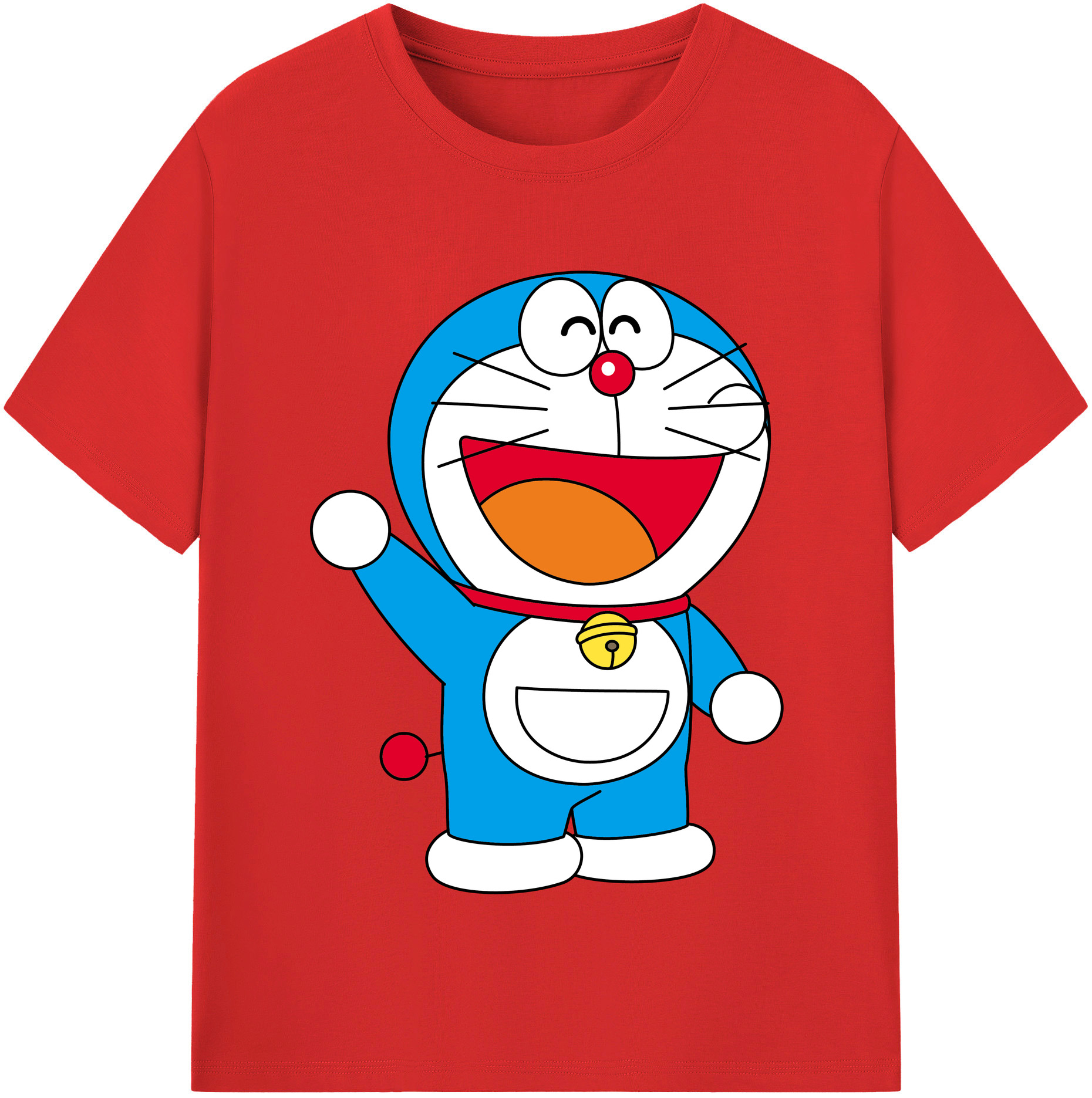 （画像用） ドラえもん Doraemon レディースカジュアルプリントTシャツ（綿100％）