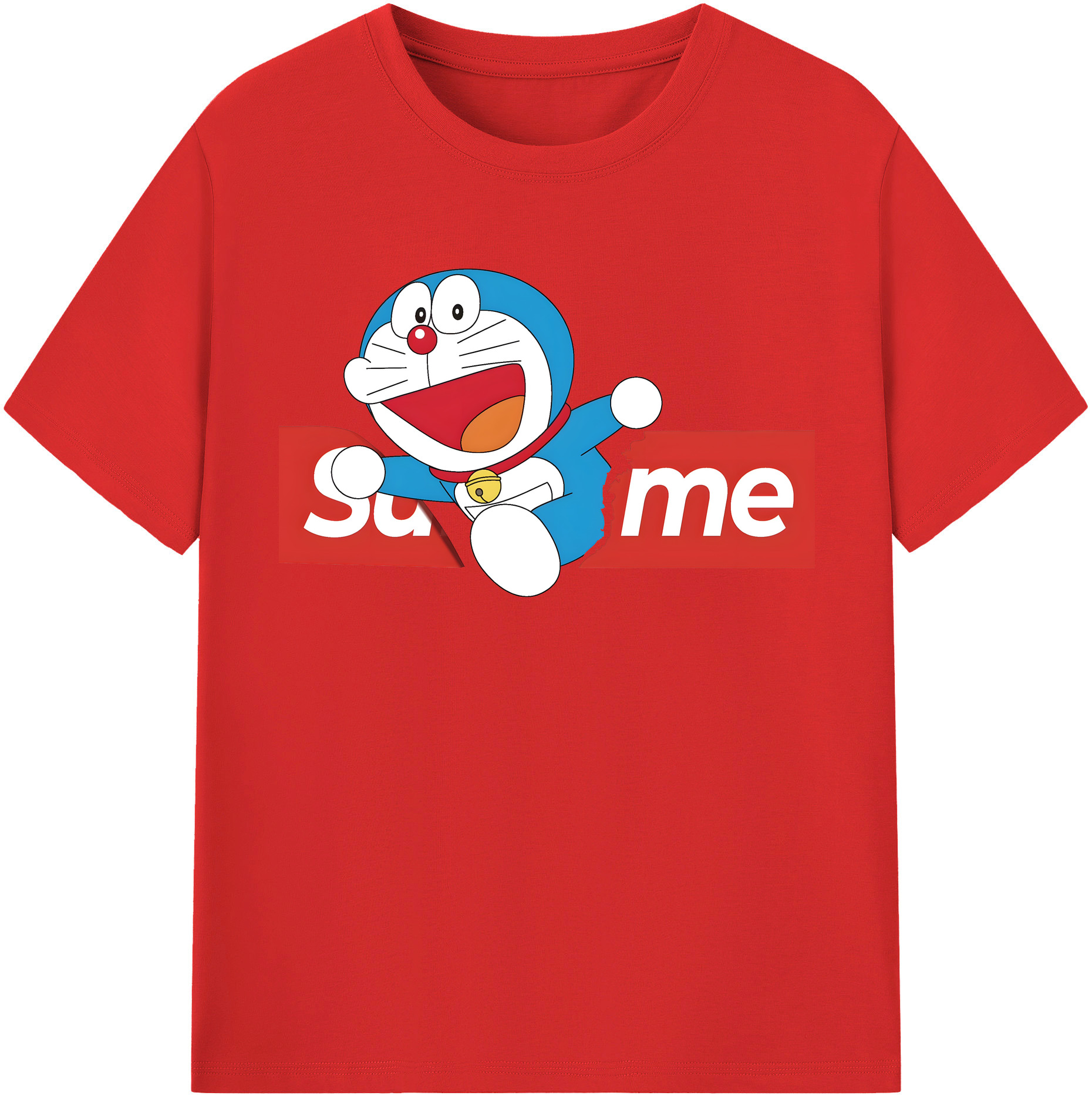 （画像用） ドラえもん Doraemon レディースカジュアルプリントTシャツ（綿100％）