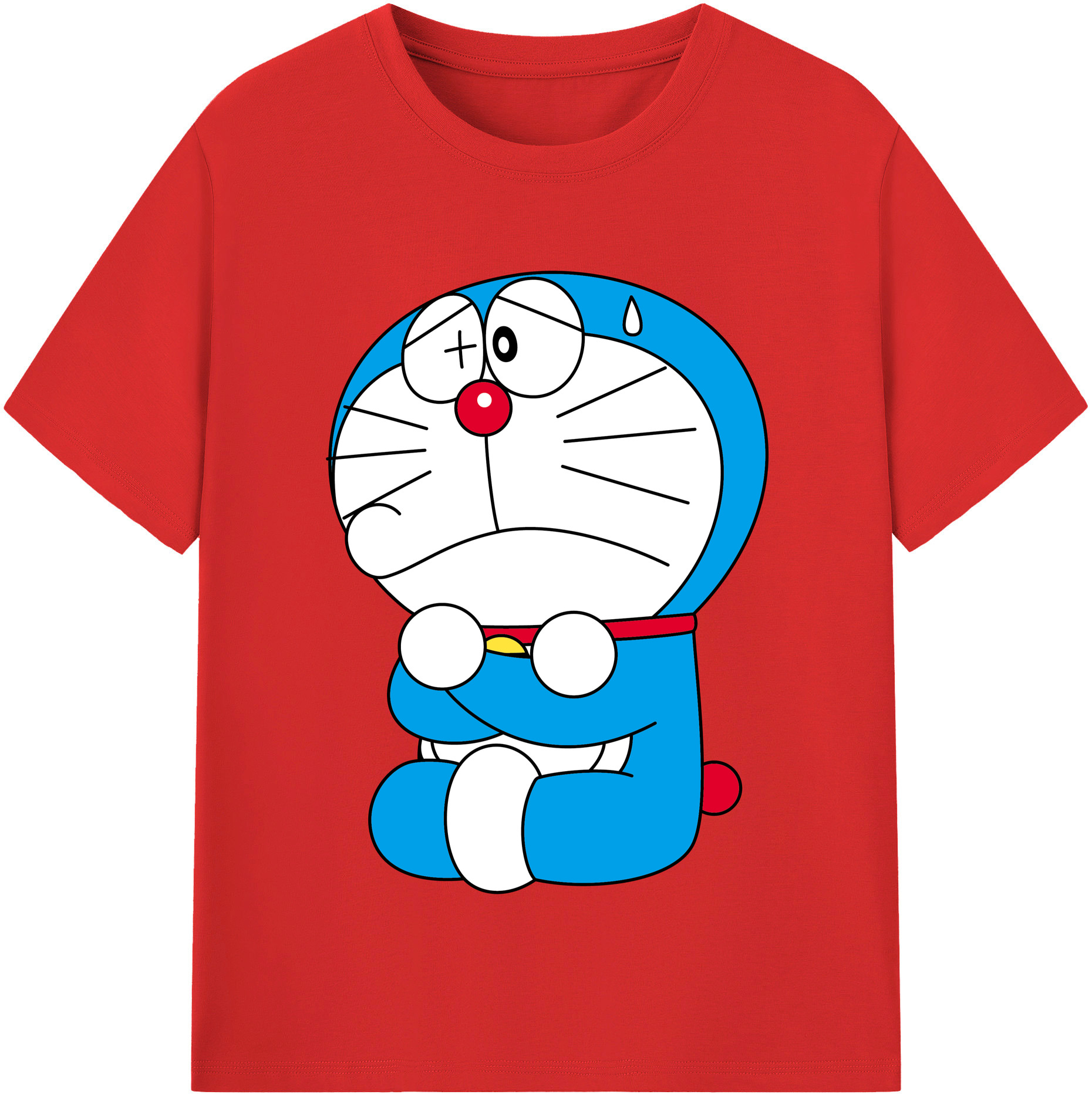 （画像用） ドラえもん Doraemon レディースカジュアルプリントTシャツ（綿100％）